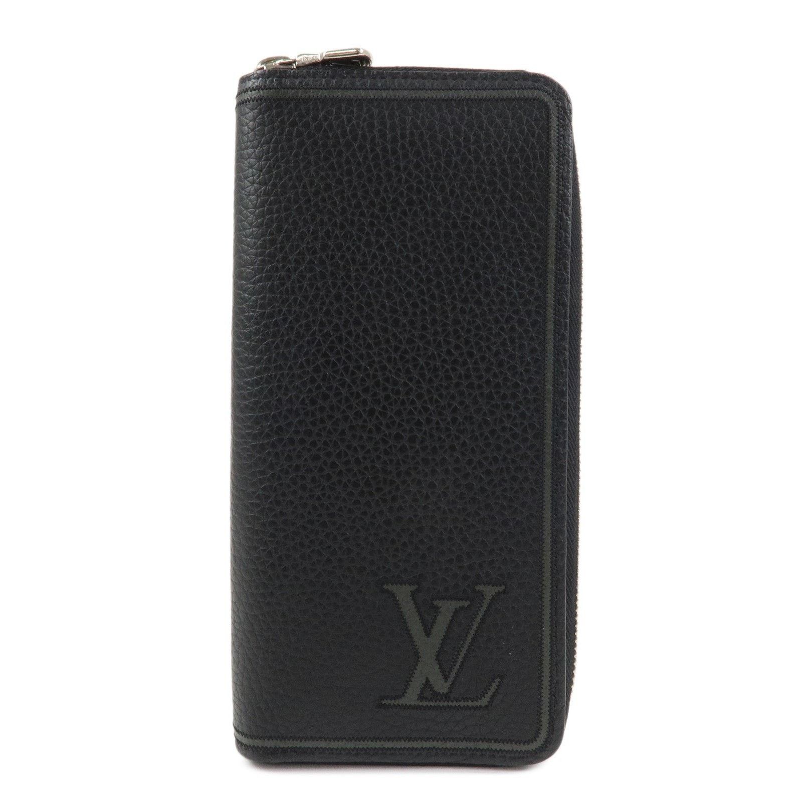 Louis Vuitton Louis Vuitton Tourillon Leather Vertical Zippy Wallet Black Size ONE SIZE - 1 Thumbnail