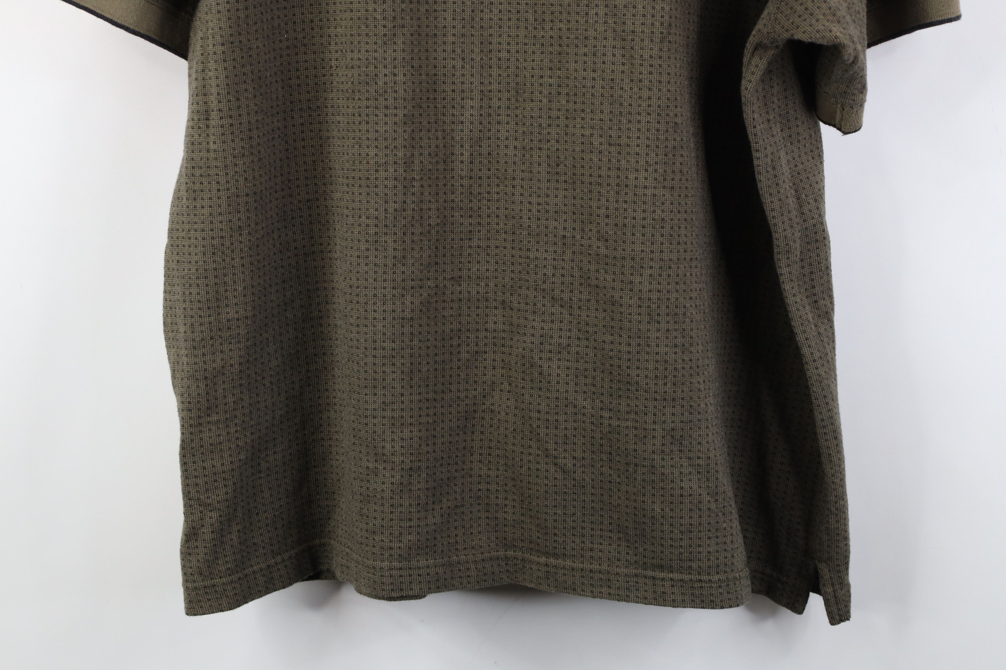 Vintage Vintage 90s Streetwear Geometric Knit Golf Polo Shirt Size US L / EU 52-54 / 3 - 12 Thumbnail