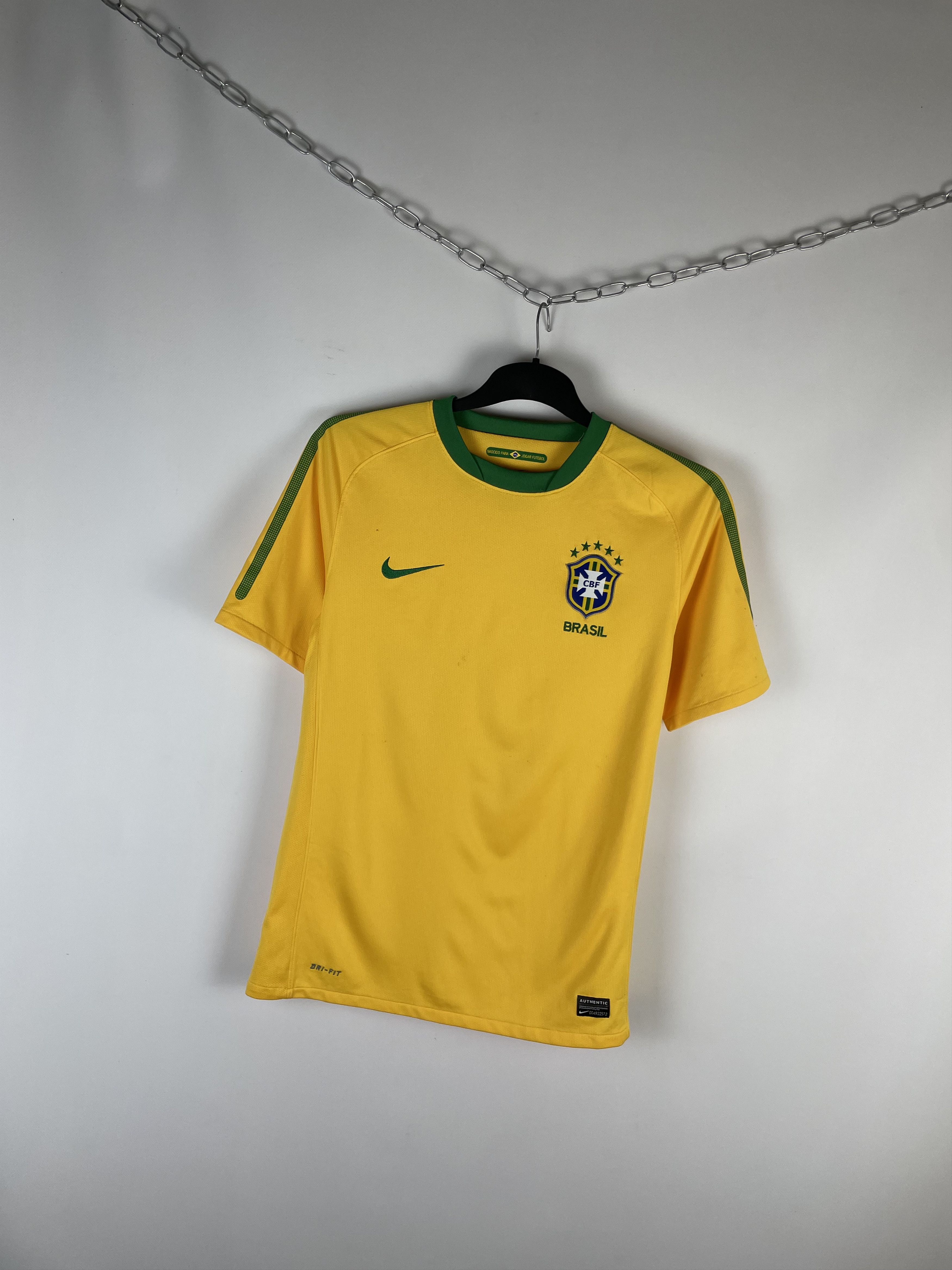 Nike Vintage Brazil Nike Soccer Jersey Size US M / EU 48-50 / 2 - 2 Thumbnail