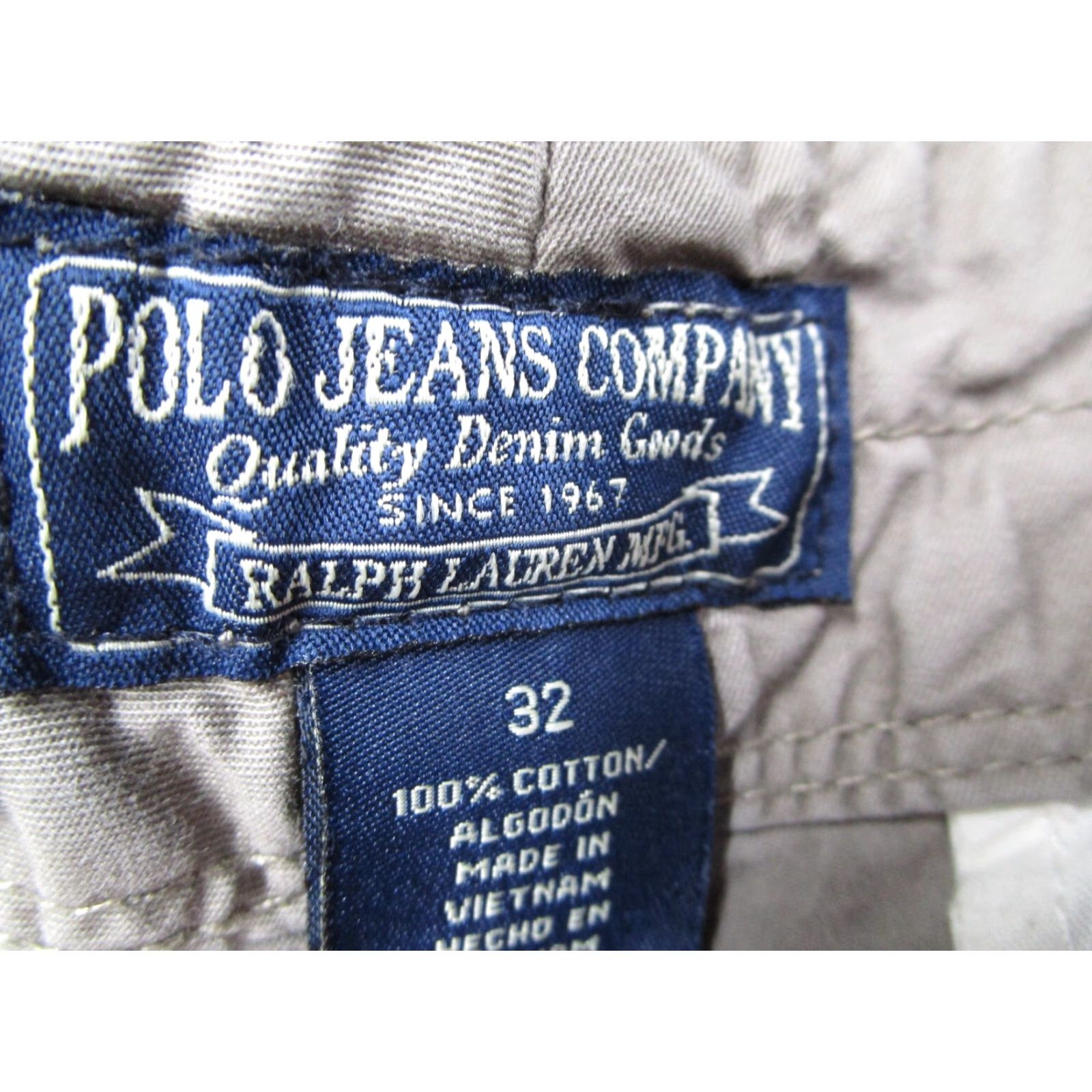 Ralph Lauren Polo Jeans Ralph Lauren Shorts Mens 32 Green Cargo 12 Twill Skate Military Work Cargo Shorts 100% cotton Size US XS / EU 42 / 0 - 2 Thumbnail