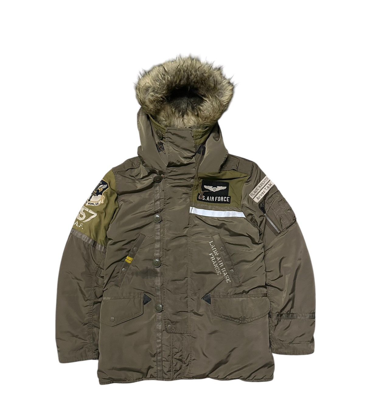 Avirex parka jacket hooded