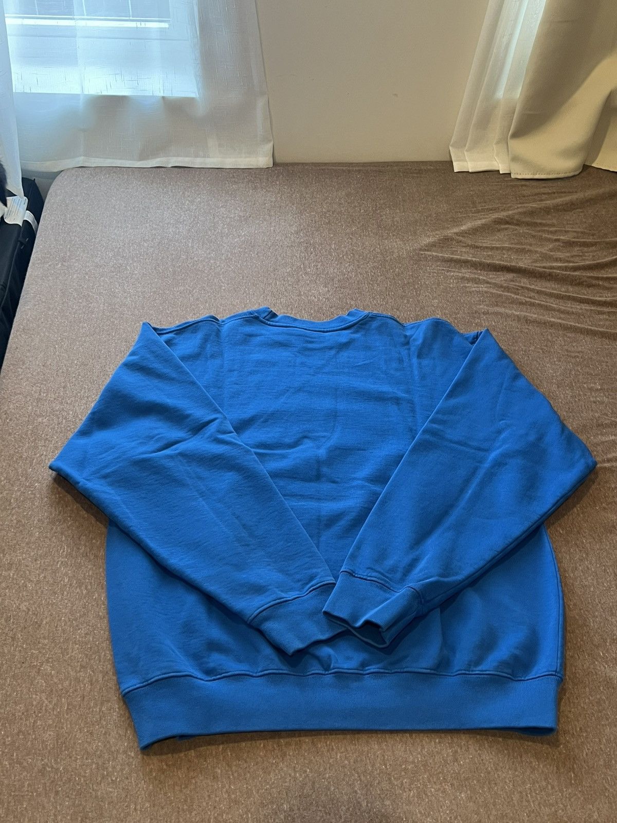 Sporty & Rich Sporty & Rich SRHWC crewneck blue sweatshirt size L Size L / US 10 / IT 46 - 4 Thumbnail