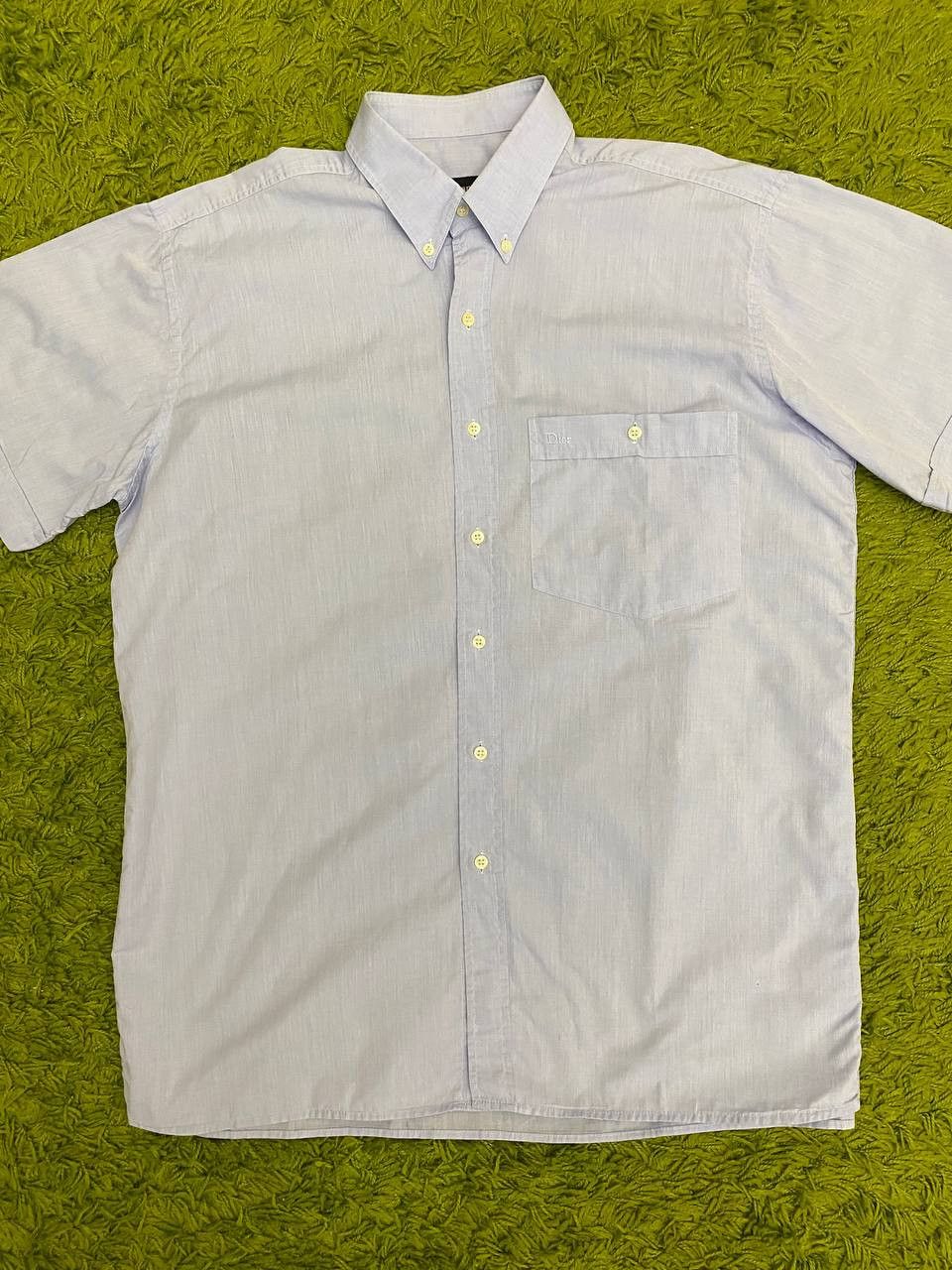Christian Dior Monsieur × Vintage Christian Dior Classic Short Sleeve Shirt with Logo Size US L / EU 52-54 / 3 - 2 Thumbnail