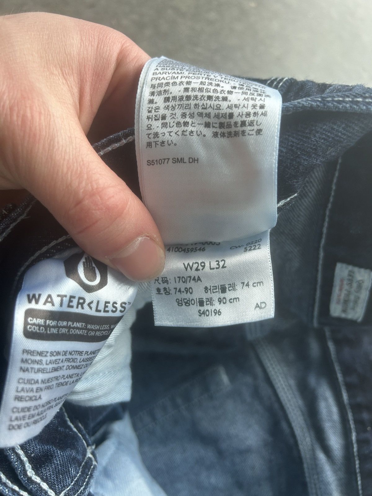 Levi's × Vintage Vintage Y2K Levi’s Carpenter Jeans Dark Wash Size US 29 - 9 Thumbnail
