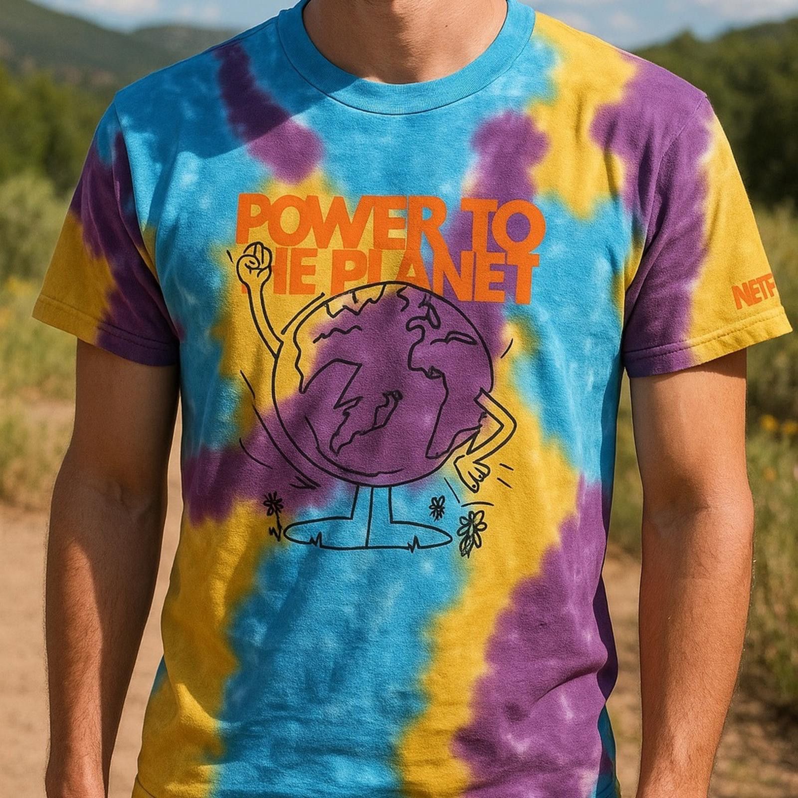 NEFF Neff Tie-Dye Graphic Tee | Size Small (Unisex Fit) Size US S / EU 44-46 / 1 - 1 Thumbnail