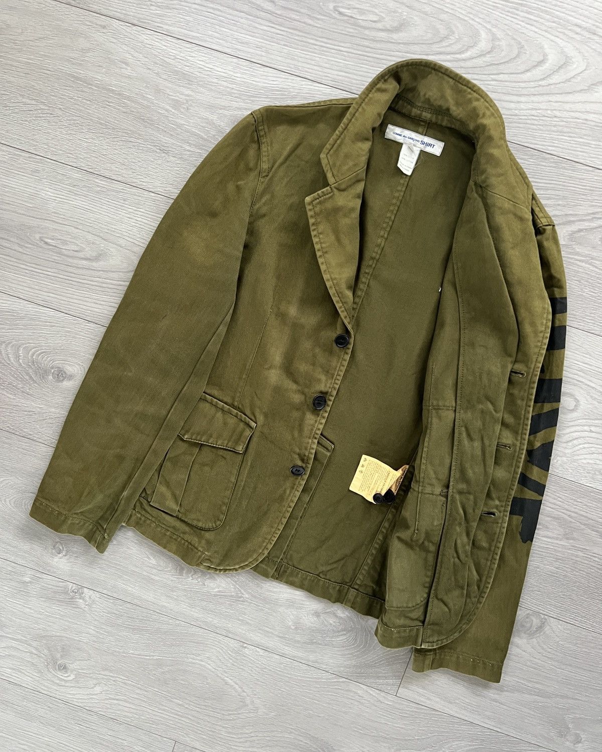 Comme des Garcons Comme Des Garcons Shirt 00s Printed Blazer Jacket Size US XS / EU 42 / 0 - 3 Thumbnail