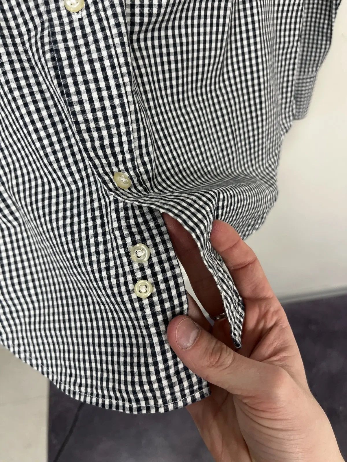 Polo Ralph Lauren × Ralph Lauren × Vintage Vintage Polo Ralph Lauren Checkered Slim Fit Button Up Shirt Size US M / EU 48-50 / 2 - 4 Thumbnail