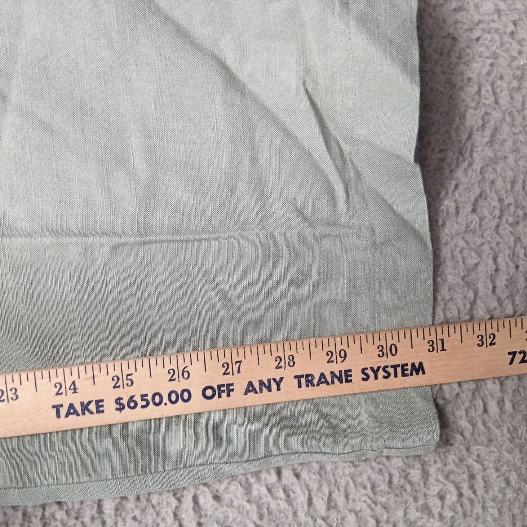 Tommy Bahama VINTAGE Tommy Bahama Pants Women 10 Green Hemp Blend Lightweight Casual Ankle Wide-Leg Pockets Drawstring Beach Tropical Resort Mens Womens Girls Size 32" / US 10 / IT 46 - 6 Thumbnail