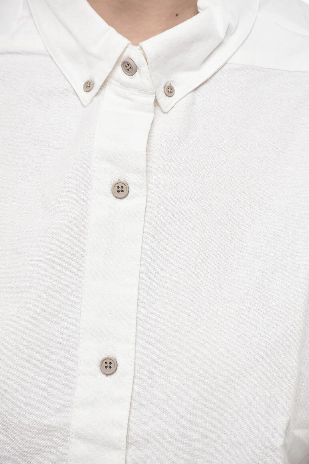Fear of God og1mm0326 Cotton Button-Down Blouse in White Size S / US 4 / IT 40 - 3 Thumbnail