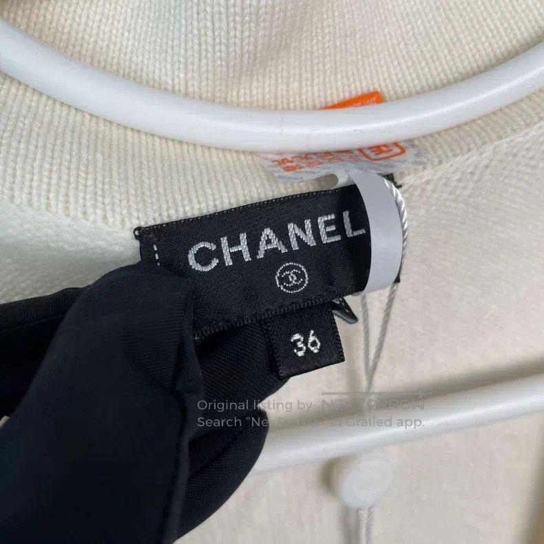 Chanel Chanel High-end handicraft workshop cashmere cardigan coat Size XS / US 0-2 / IT 36-38 - 4 Thumbnail