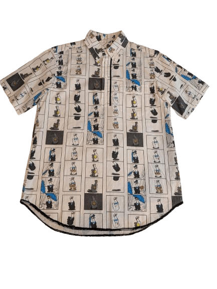 Number (N)ine NUMBER (N)INE SS02 MODERN AGE COMIC STRIP SHIRT Size US L / EU 52-54 / 3 - 18 Thumbnail