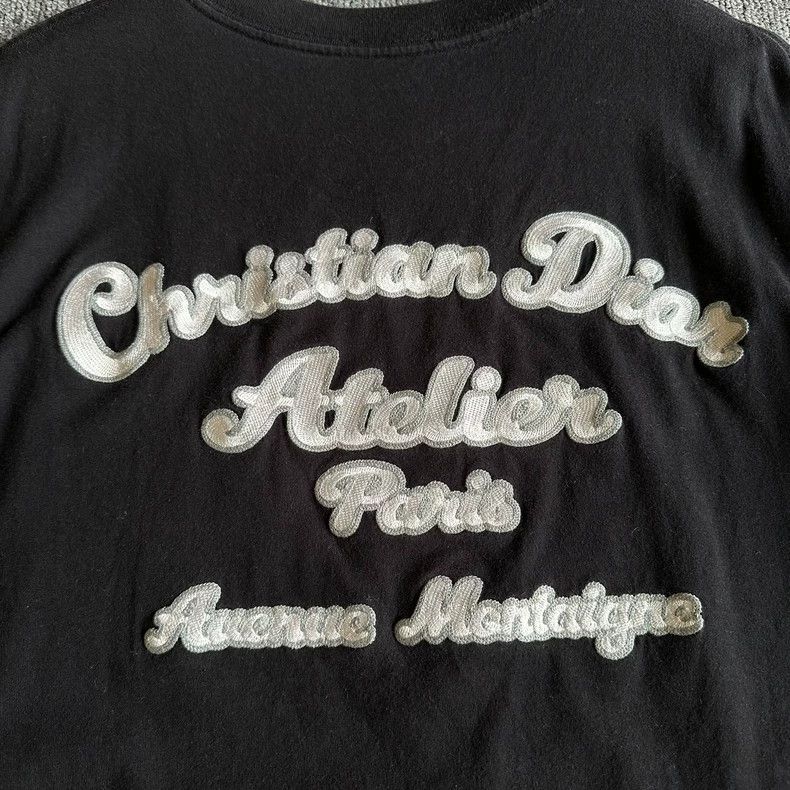 Dior Dior Slogon embroidered logo short-sleeved T-shirt Size US M / EU 48-50 / 2 - 4 Thumbnail