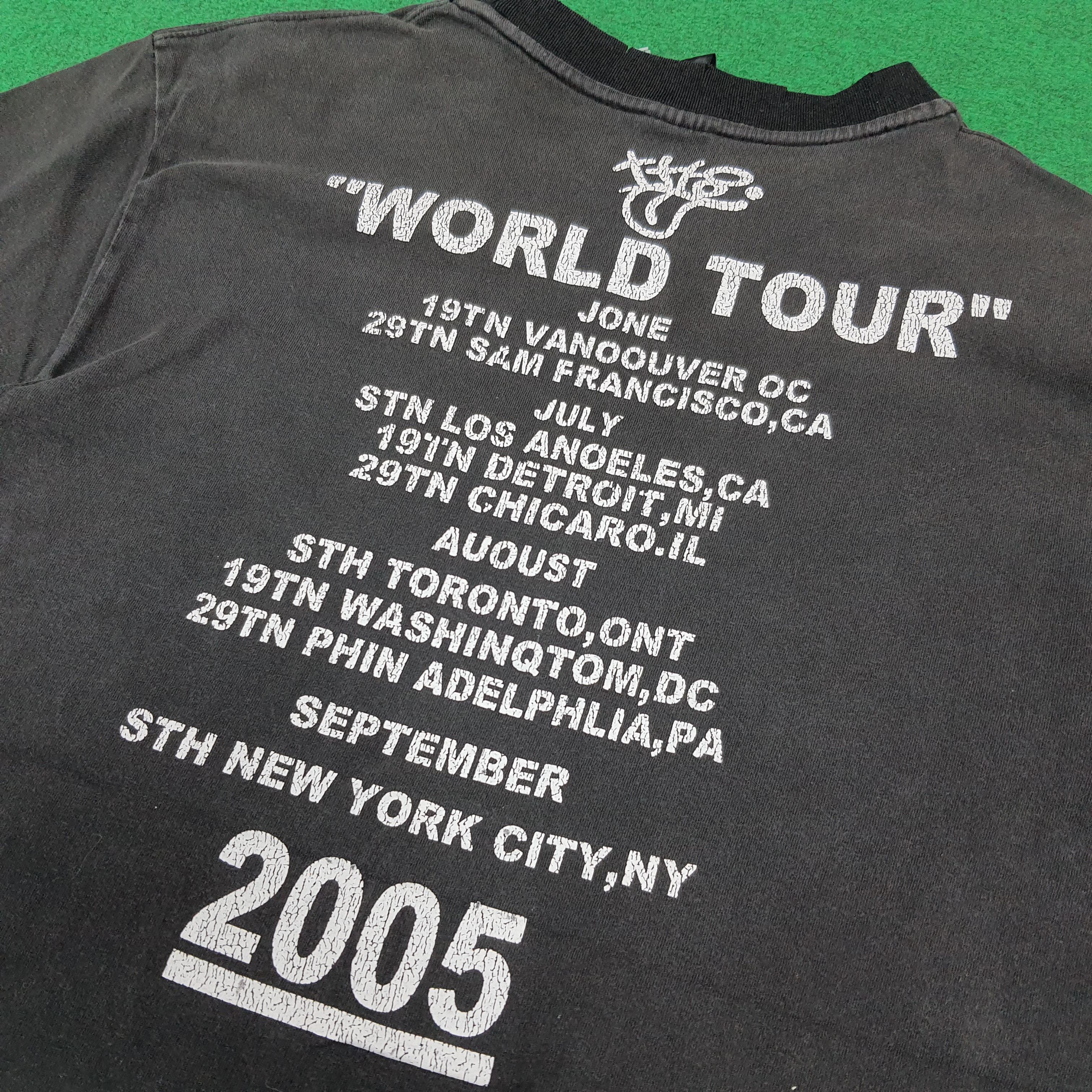 Number (N)ine Vintage Number Nine The Rolling Stones Tour Tee C299N32 Size US S / EU 44-46 / 1 - 4 Thumbnail