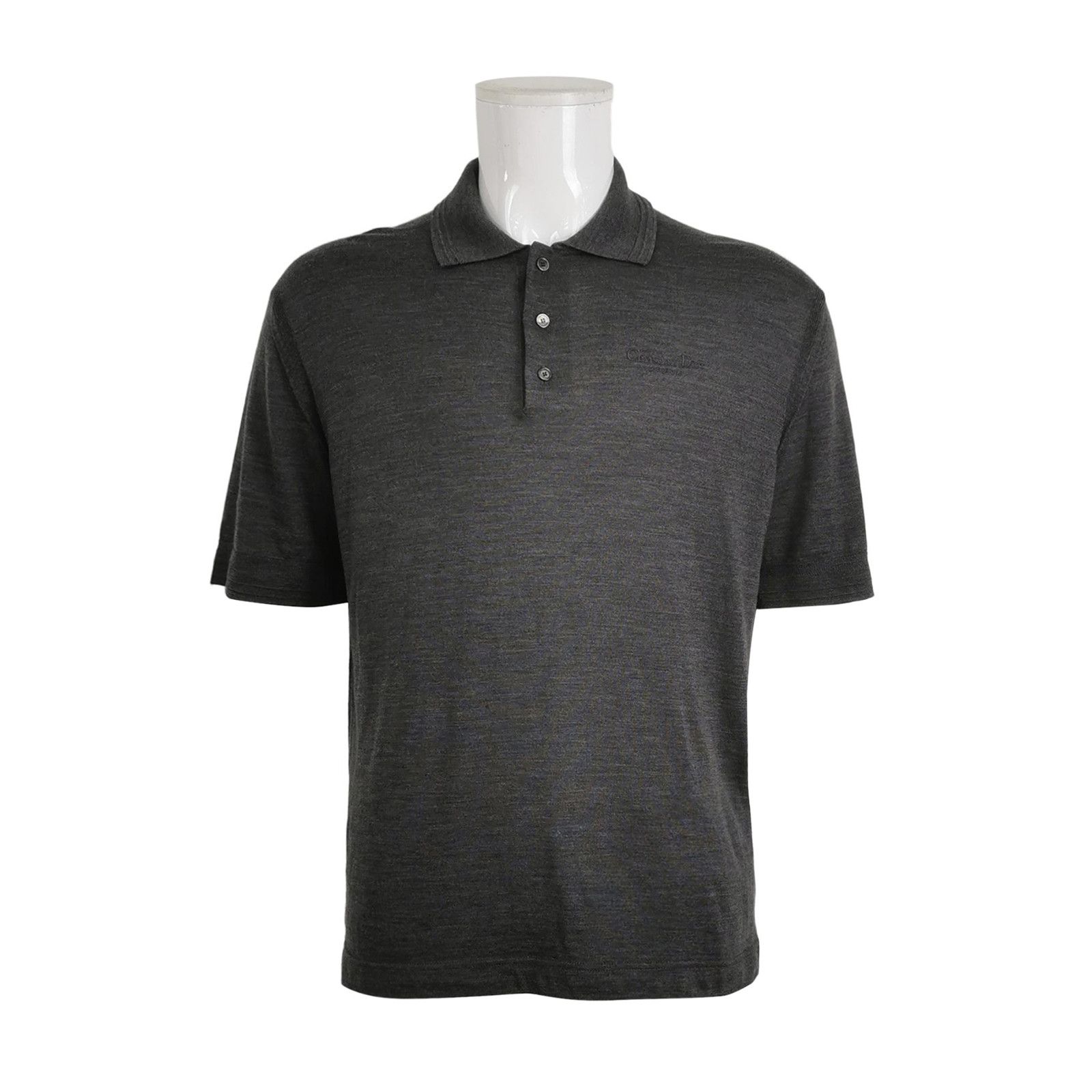 Dior Dior Christian Dior Couture Wool Polo Shirt M Size US M / EU 48-50 / 2 - 1 Thumbnail
