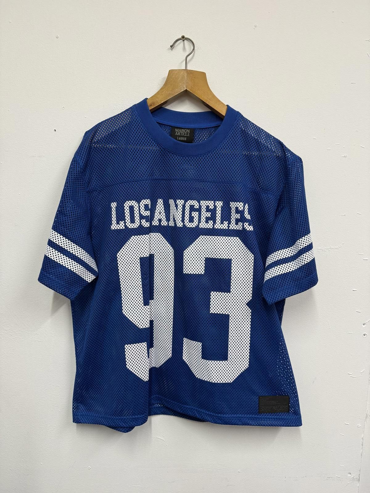 Other Maison Article Blue Mesh Los Angeles 93 Sports Jersey Size US L / EU 52-54 / 3 - 1 Thumbnail
