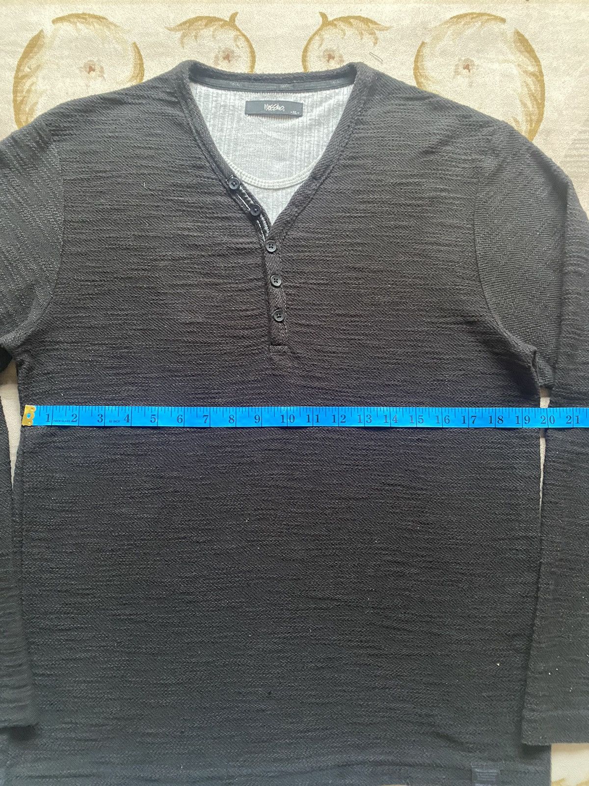 If Six Was Nine Japanese Brand Mossimo Double Layer Long Sleeve Punk Style Size US M / EU 48-50 / 2 - 9 Thumbnail
