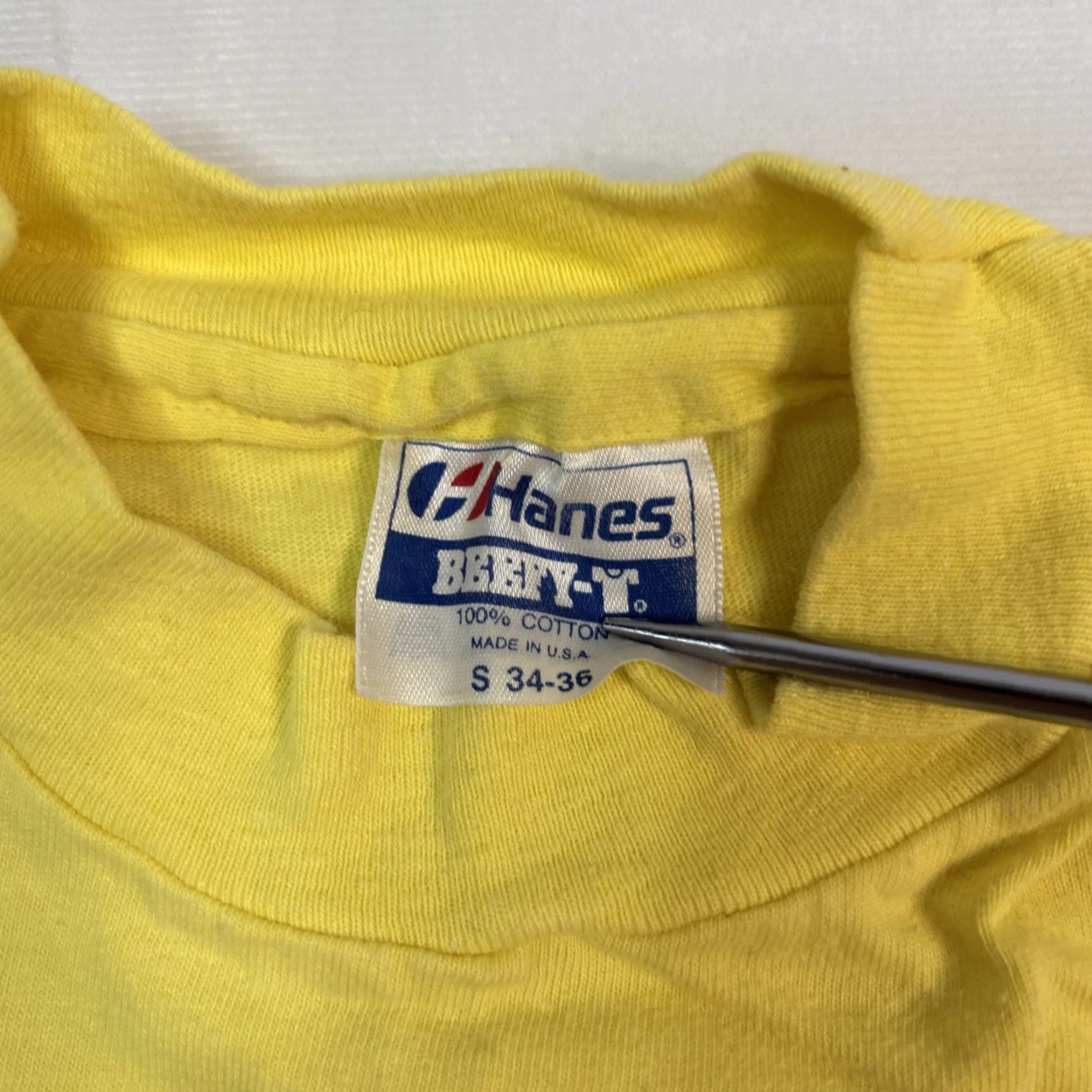 Hanes Hanes Beefy-T Shirt Men’s S Yellow Kidder Skis Stitch Graphic Single Stitch Hanes Beefy-T T-Shirt Men’s Small Yellow Ski Gift Womens Mens Size US S / EU 44-46 / 1 - 5 Thumbnail