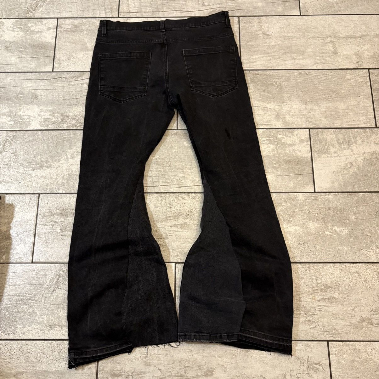 Japanese Brand rare wax handmade streetwear jeans Size US 34 / EU 50 - 5 Thumbnail