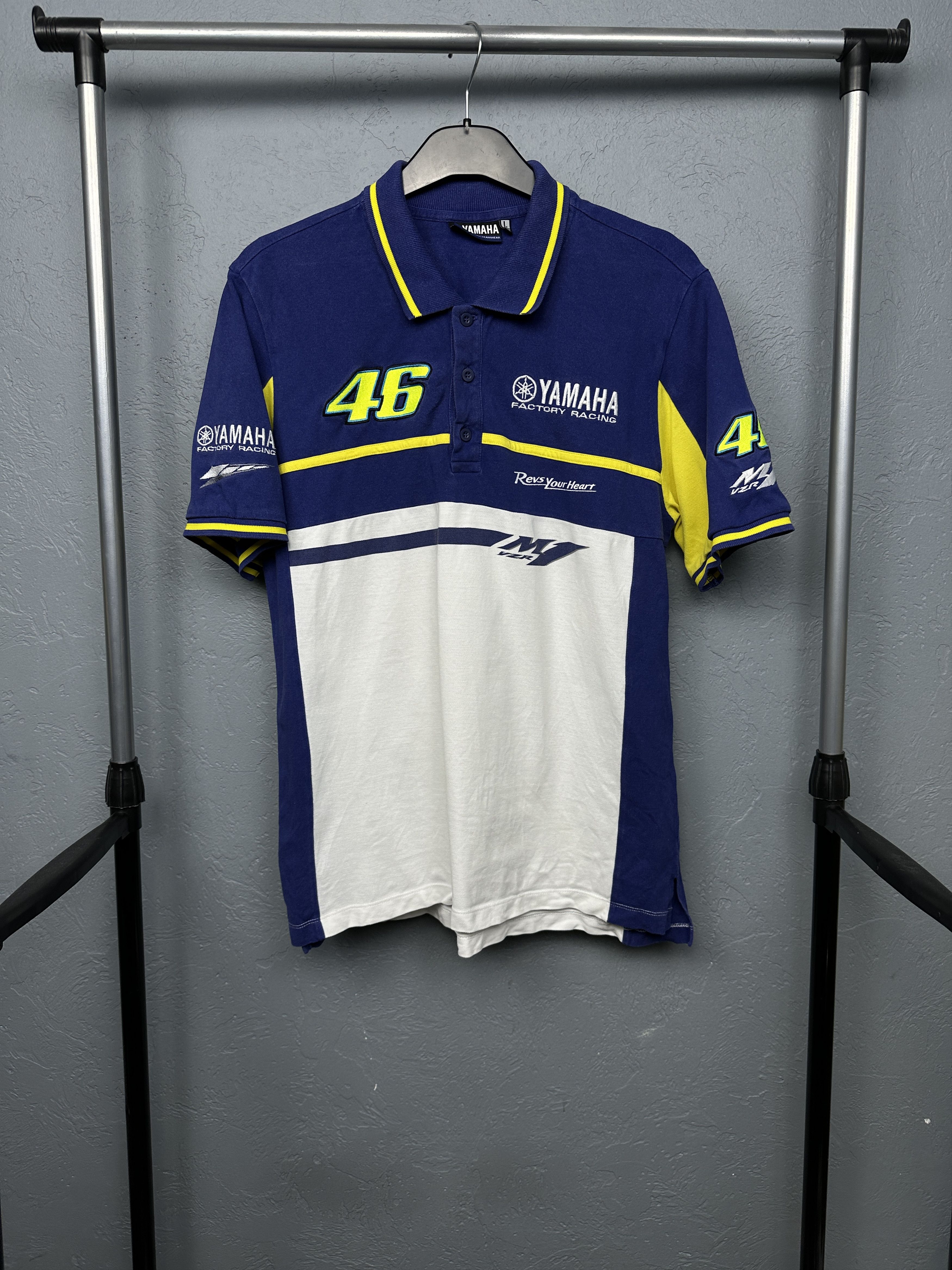 Yamaha Yamaha Racing Vintage Mens Polo Shirt Japanese Size US L / EU 52-54 / 3 - 1 Thumbnail