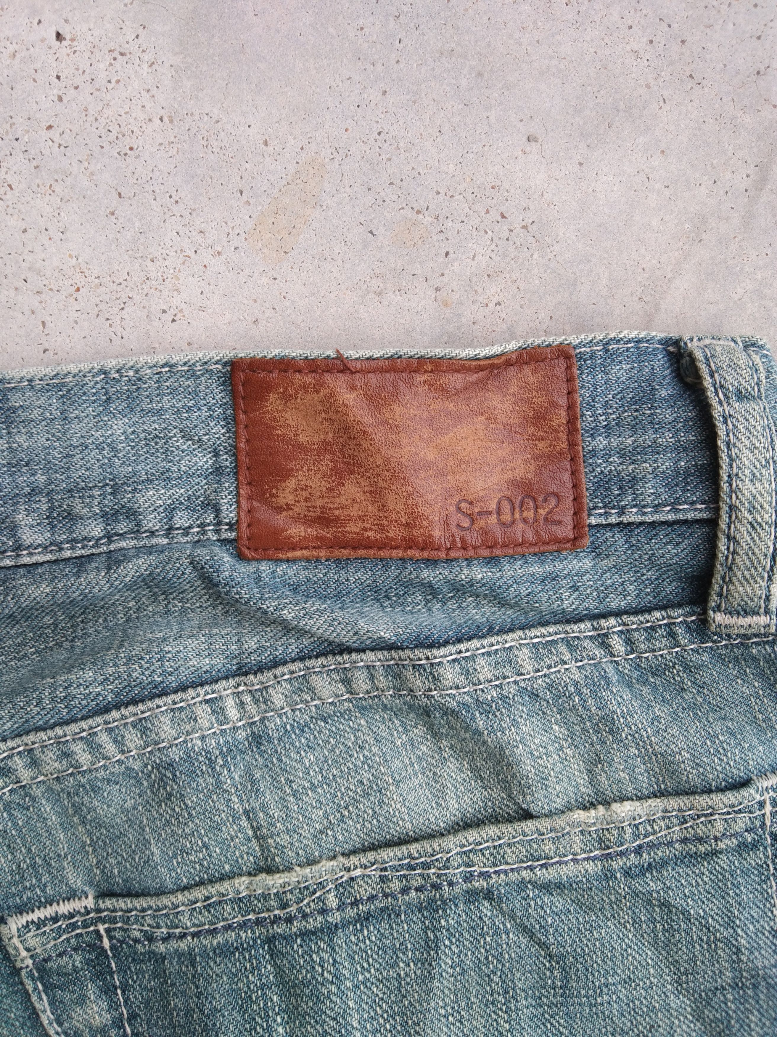 Japanese Brand Vintage Rusty Wash Uniqlo S-002 Distressed Jeans 32x34 Size US 32 / EU 48 - 6 Thumbnail
