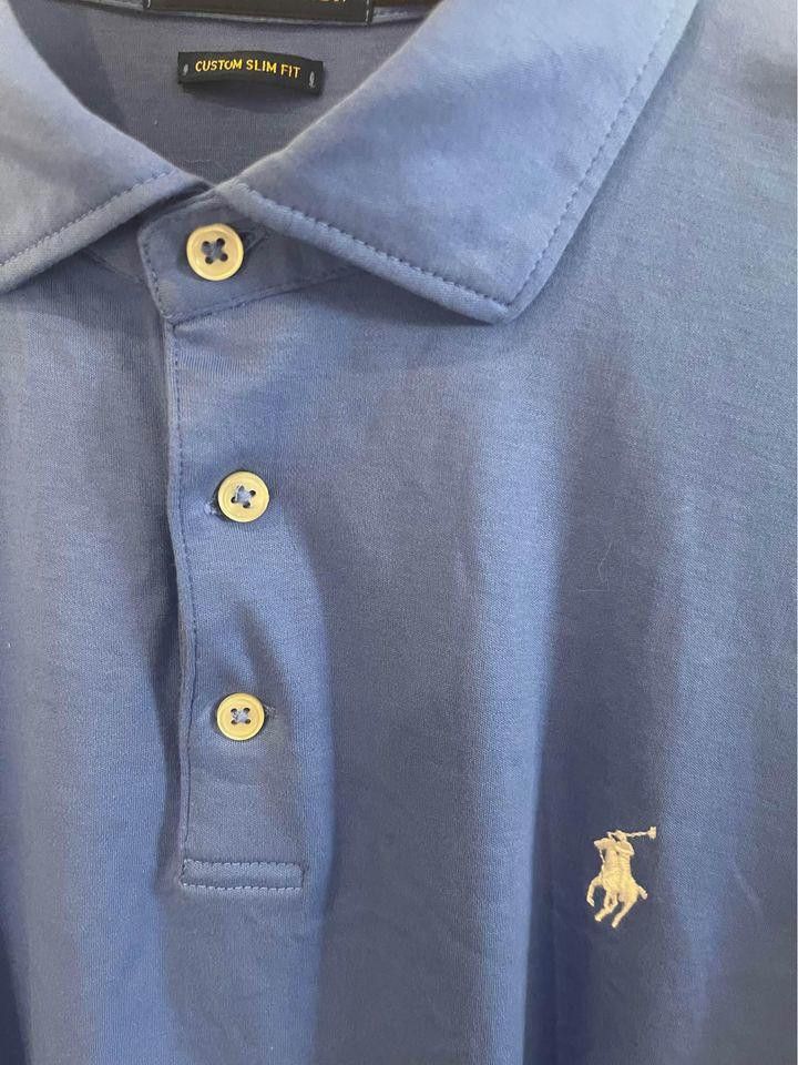 Polo Ralph Lauren Blue Polo Tshirt slim fit size XL Size US XL / EU 56 / 4 - 2 Thumbnail
