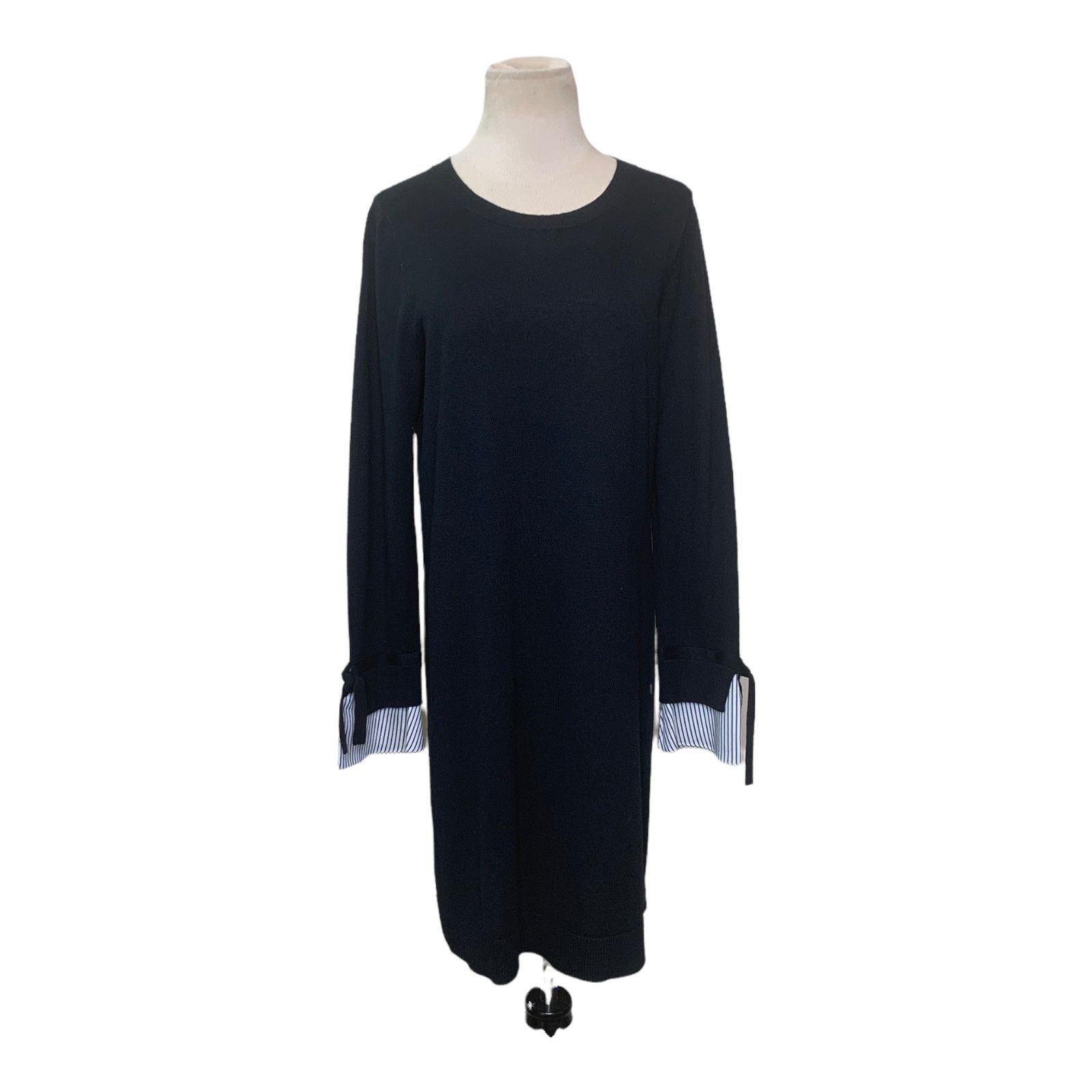 Loft Loft black knit long sleeves mini dress size M Size M / US 6-8 / IT 42-44 - 1 Thumbnail