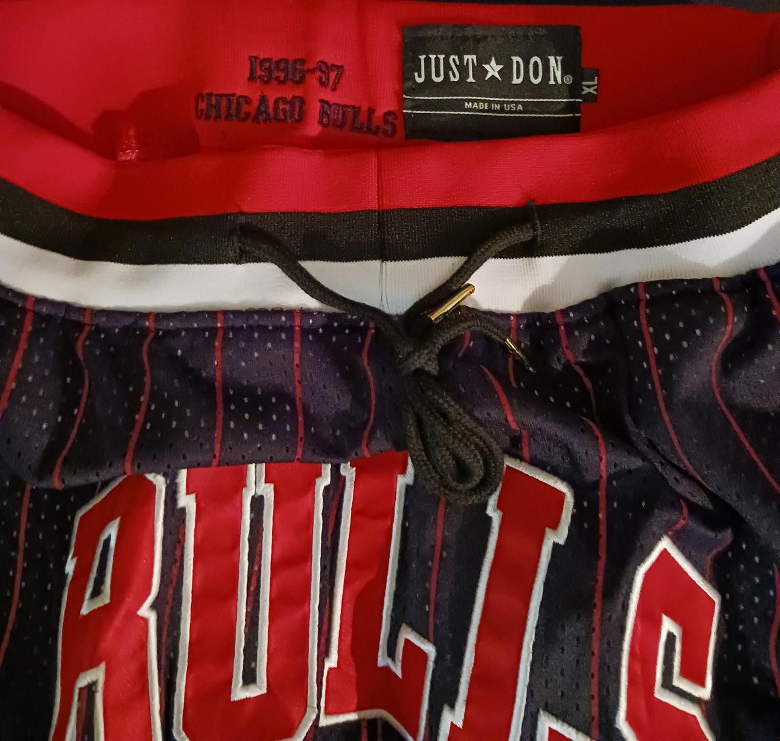 NBA Chicago Bulls (NBA)-(Just Don)-(Pin Stripe)-(Shorts)-XL-$35 Size US XL / EU 56 / 4 - 9 Thumbnail