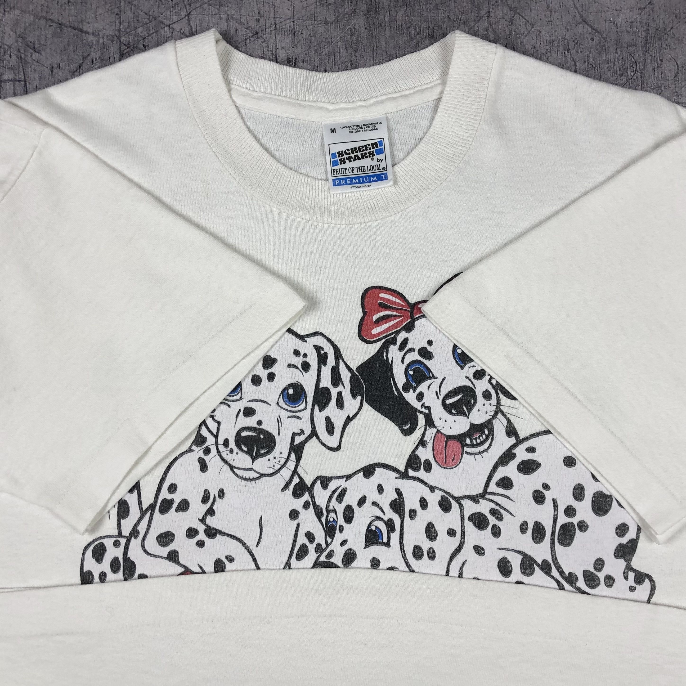 Vintage 101 Dalmatian 1995 Single Stitch Vintage Tee Size US M / EU 48-50 / 2 - 2 Thumbnail