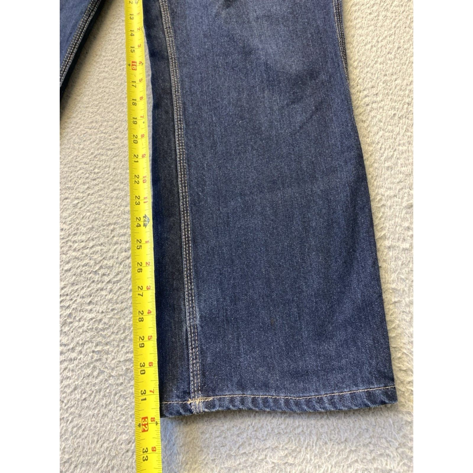 Vintage Tyndale FRMC Jeans Women 12 Bootcut Jeans 5-Pocket Blue Flame Resistant 36x32 Size 25" / US 0 / IT 36 - 4 Thumbnail