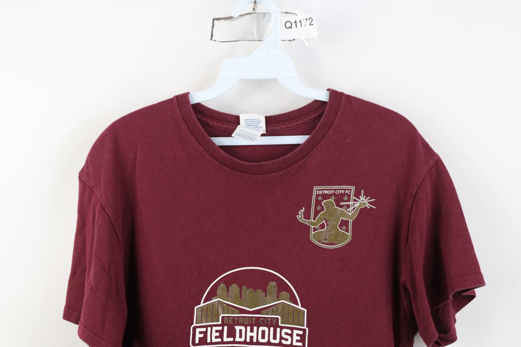 Vintage Y2K Detroit City FC Football Soccer Short Sleeve T-Shirt Size M / US 6-8 / IT 42-44 - 2 Thumbnail