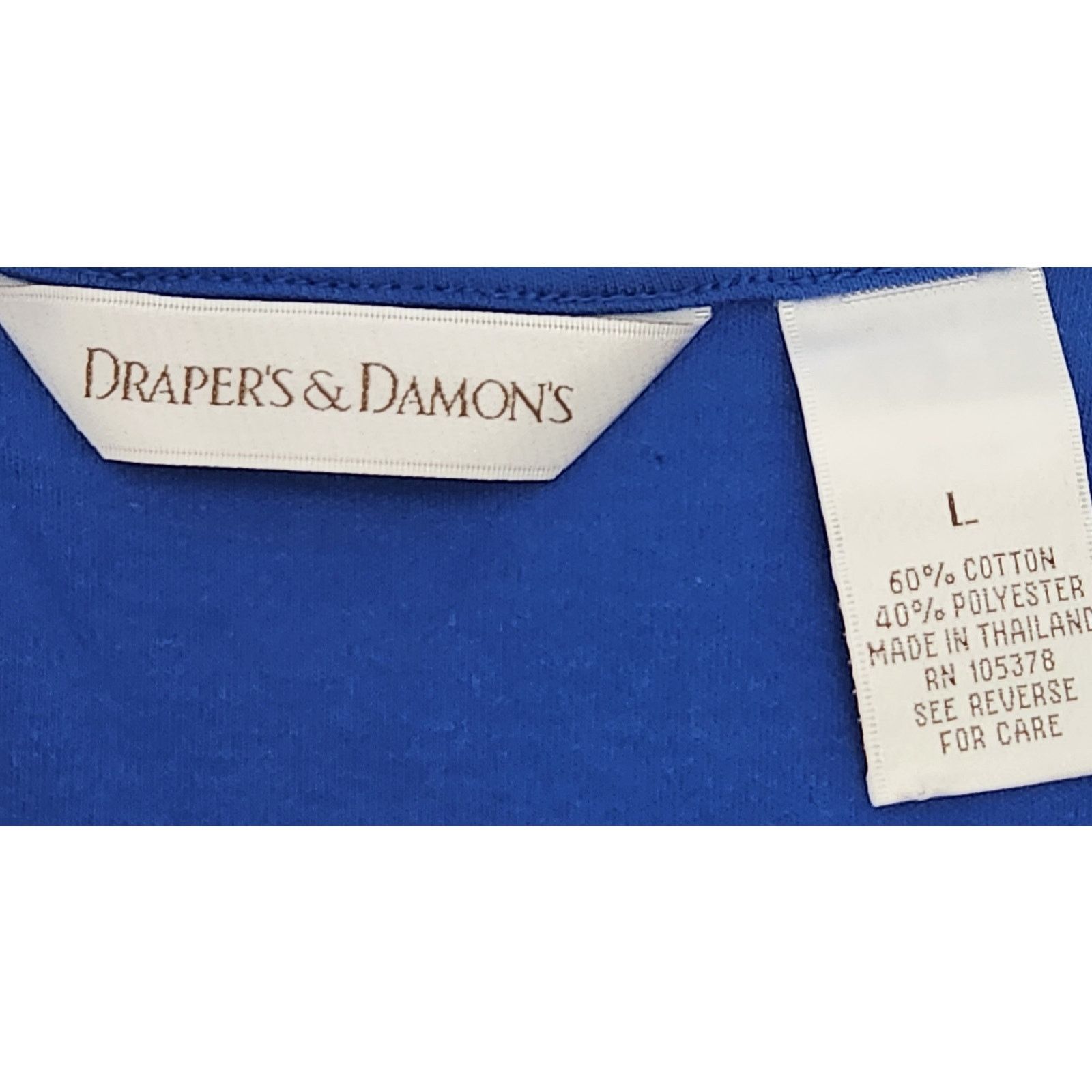 Other Draper's & Damon's Blue Lace Square Neck Sleeveless Top L Size L / US 10 / IT 46 - 5 Thumbnail