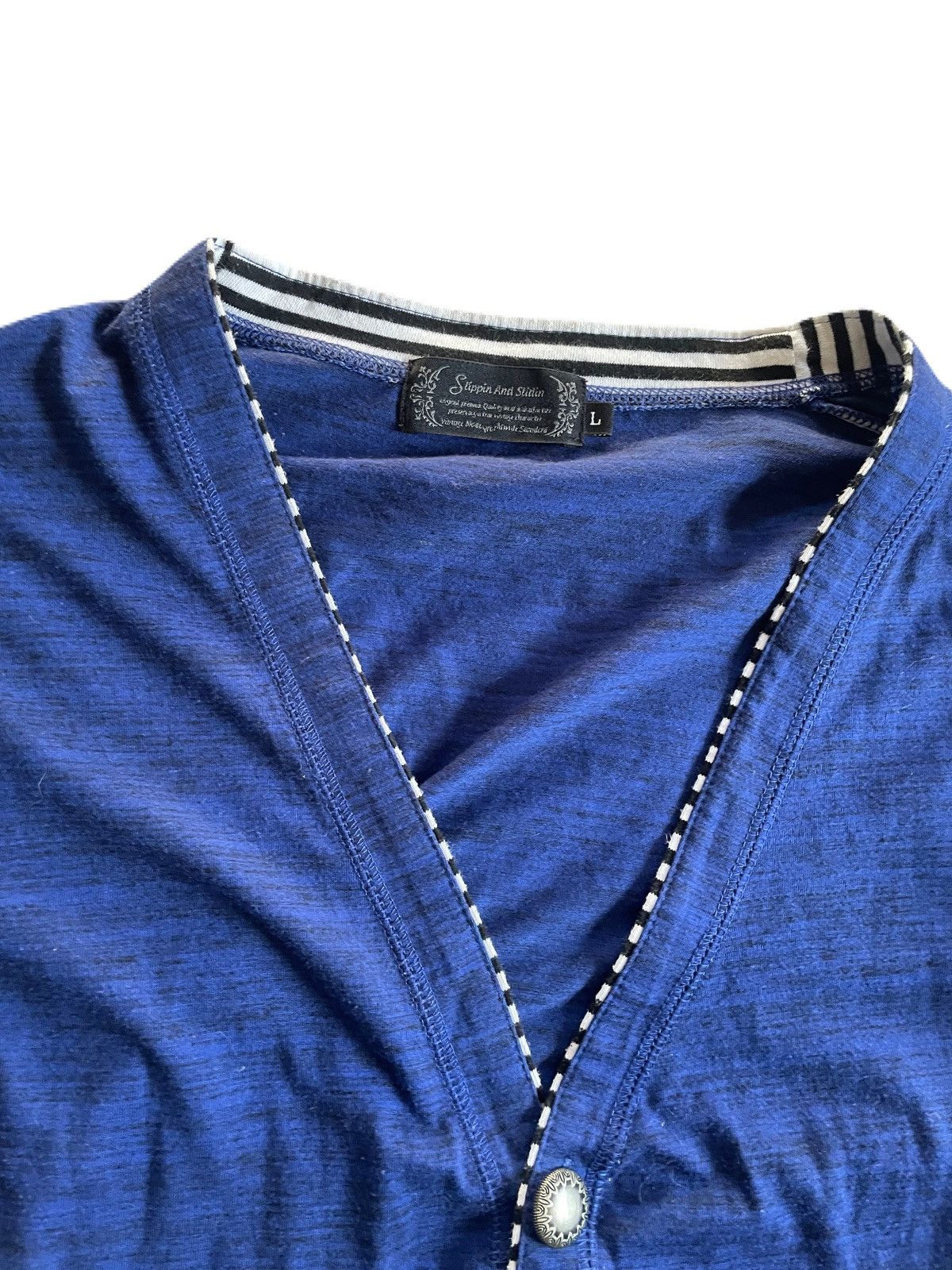 If Six Was Nine 2000s Japanese archive Vkei Gothic Button V-Neck Cardigan Size US S / EU 44-46 / 1 - 5 Thumbnail