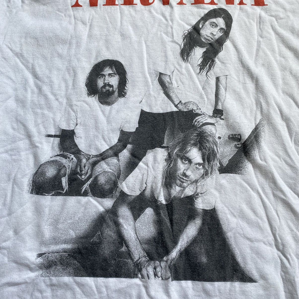 Band Tees AMAZING NIRVANA GRUNGE BAND KURT COBAIN RARE T SHIRT Size US XL / EU 56 / 4 - 3 Thumbnail