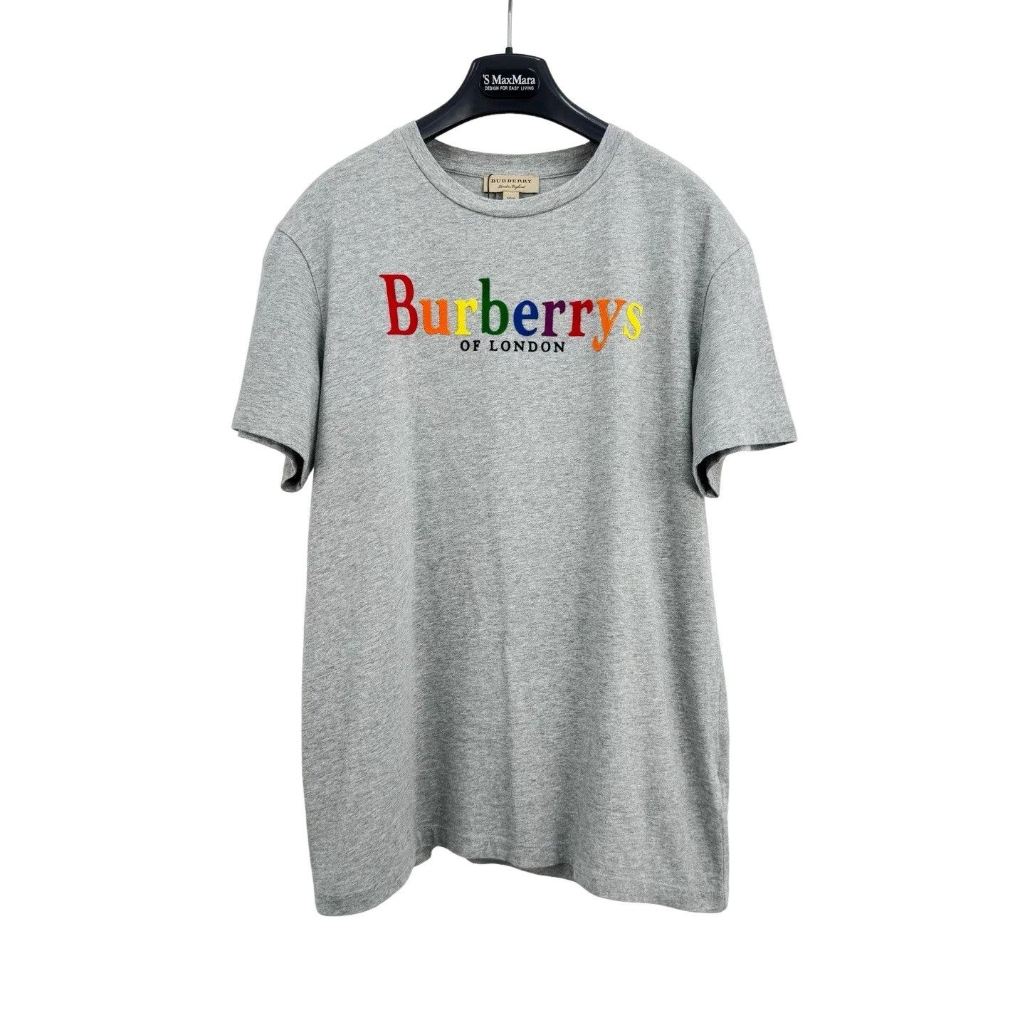 Burberry Burberry Rainbow Flocked Logo T-Shirt Size S Size US S / EU 44-46 / 1 - 1 Thumbnail