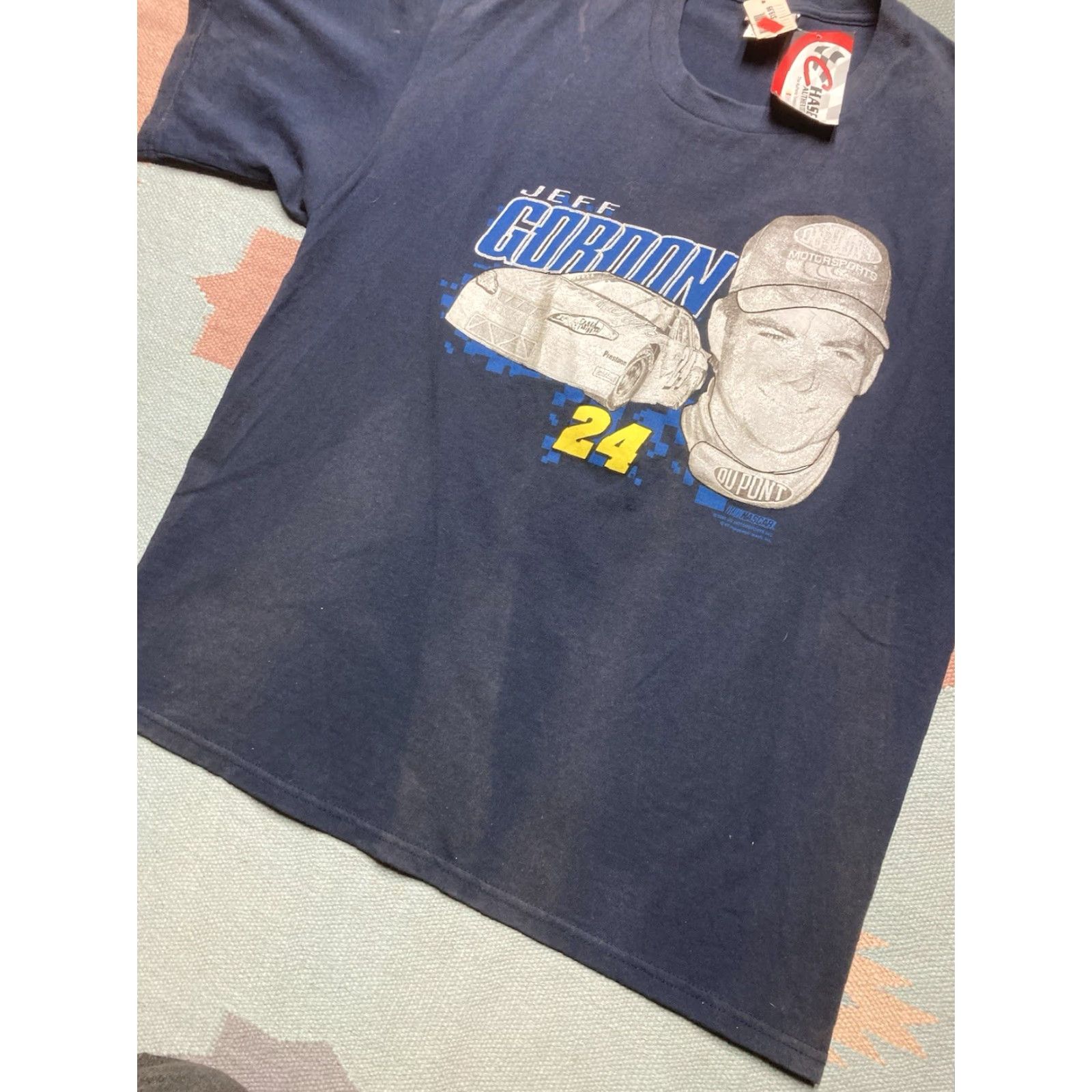 NASCAR VINTAGE Dupont NASCAR Jeff Gordon Nascar Racing 24 Deadstock NWT XL T-Shirt Men Blue Size US XL / EU 56 / 4 - 2 Thumbnail