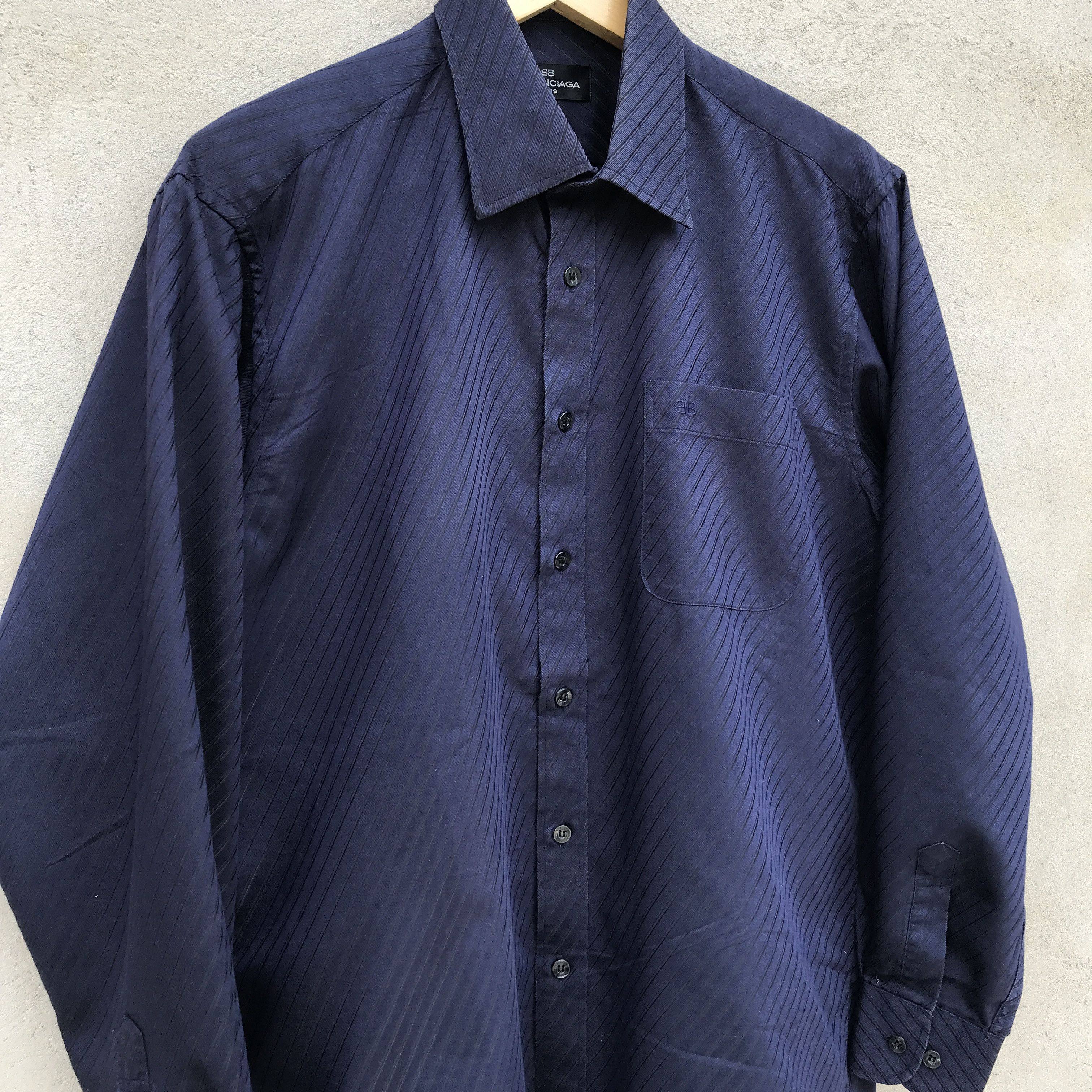 Balenciaga Vintage balenciaga button up shirt Size US L / EU 52-54 / 3 - 3 Thumbnail