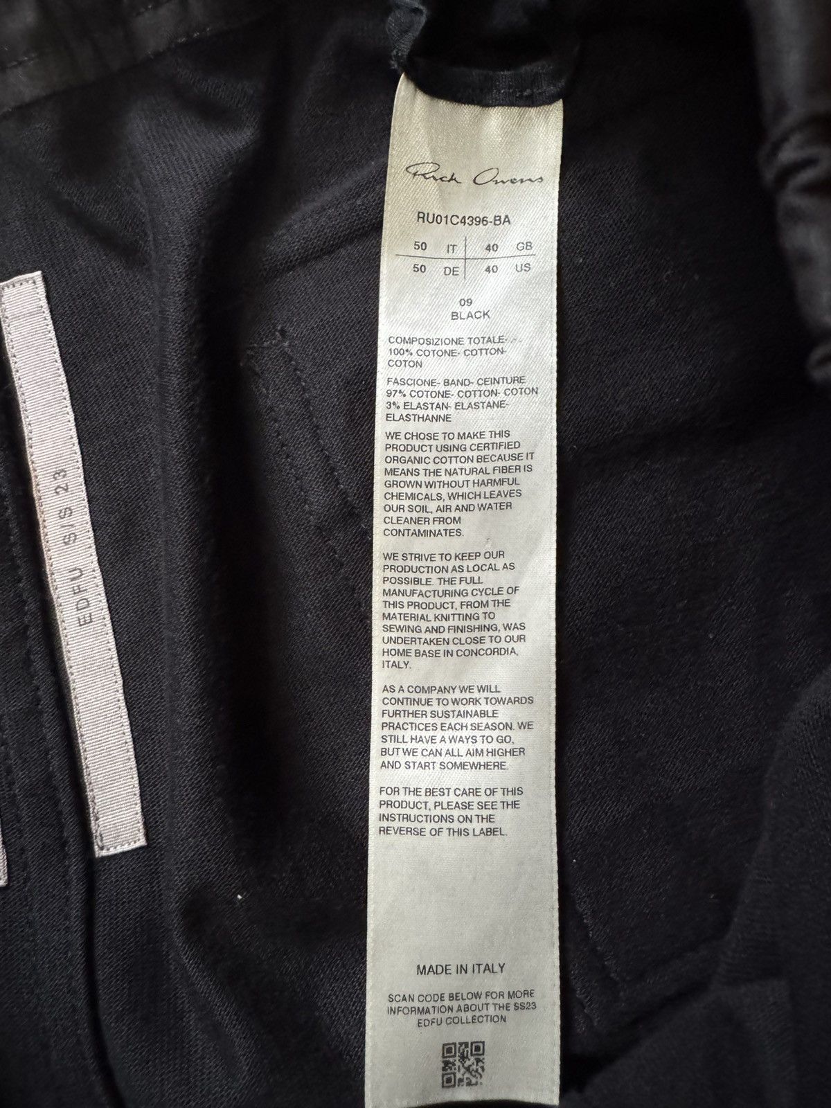 Rick Owens rick owens mastojogs ss23 /BA Size US 32 / EU 48 - 3 Thumbnail