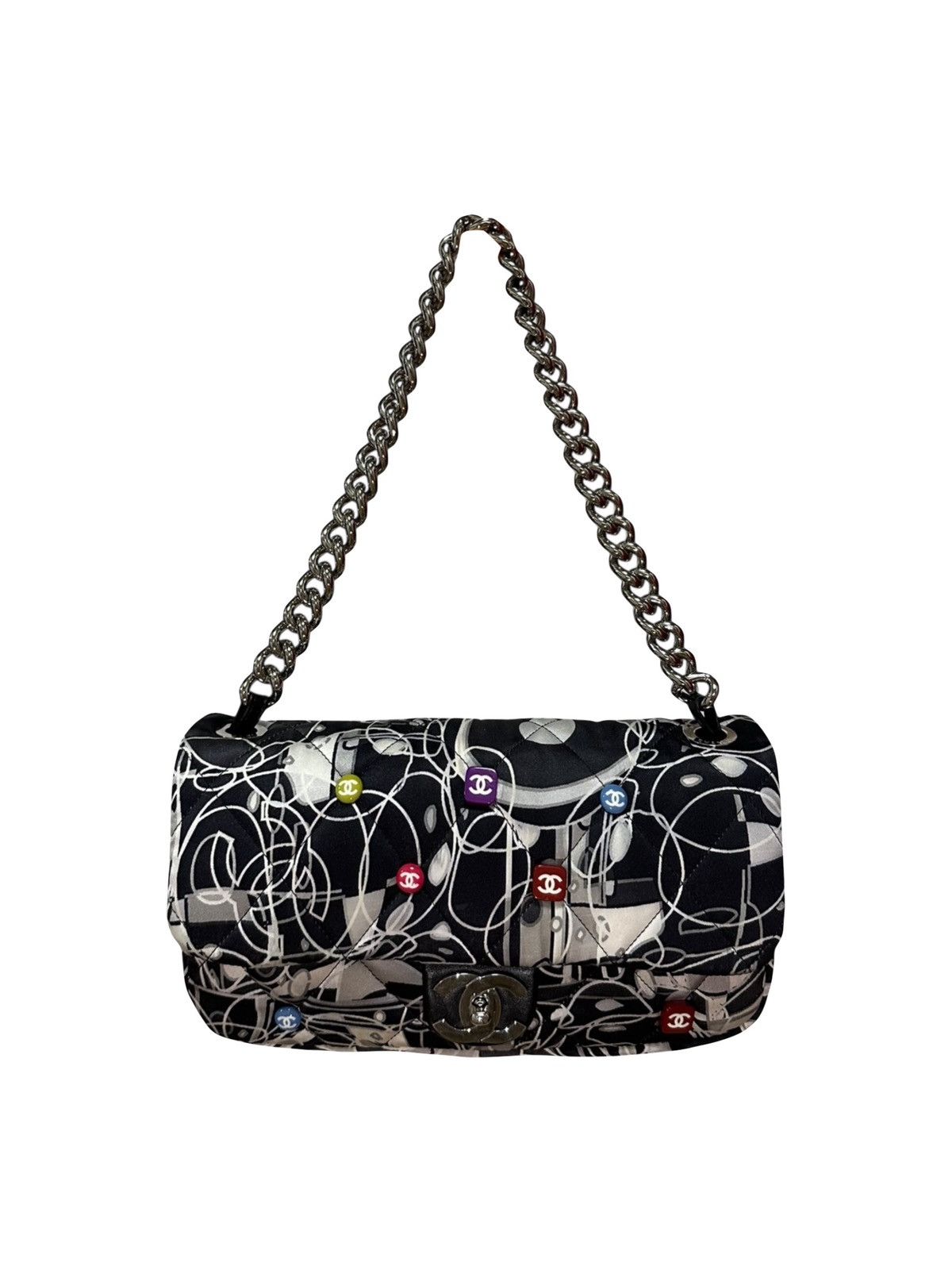 Chanel CHANEL 2008 Kaleidoscope Satin Quilted Chain Timeless Bag Size ONE SIZE - 1 Thumbnail