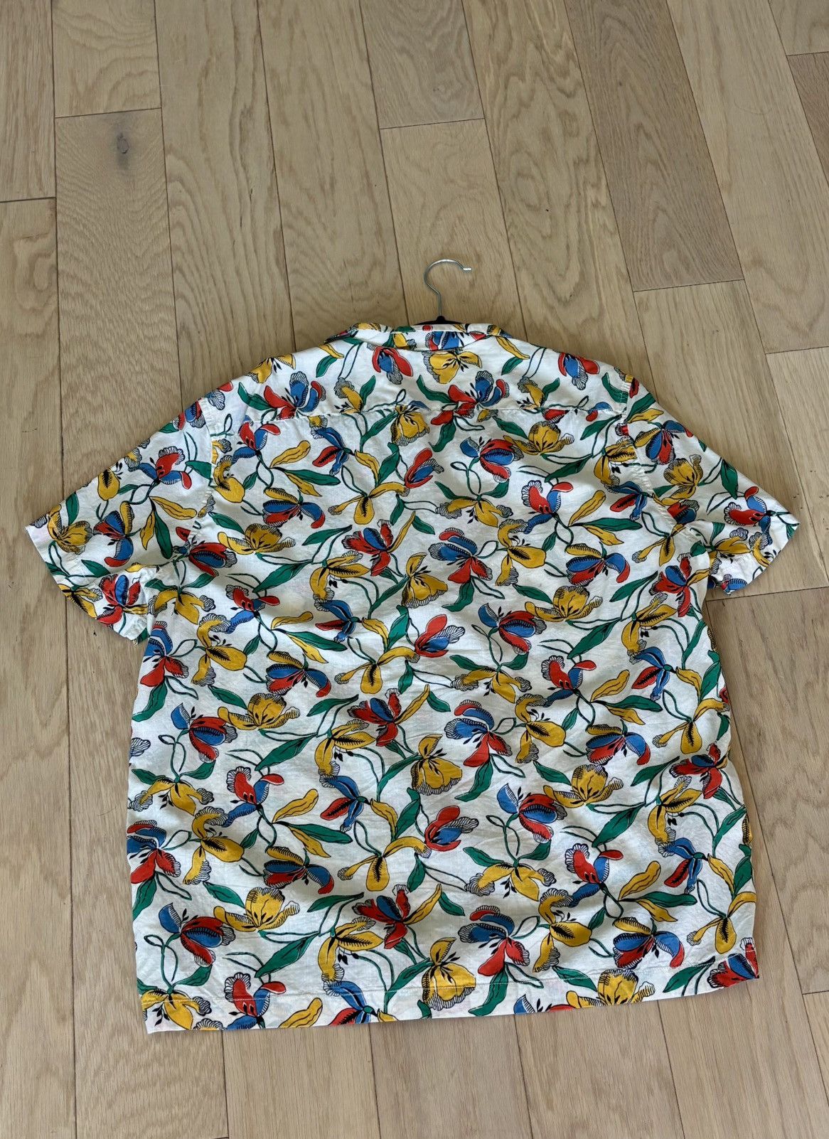 J.Crew J Crew Camp Collar Floral Shirt Size US L / EU 52-54 / 3 - 2 Thumbnail