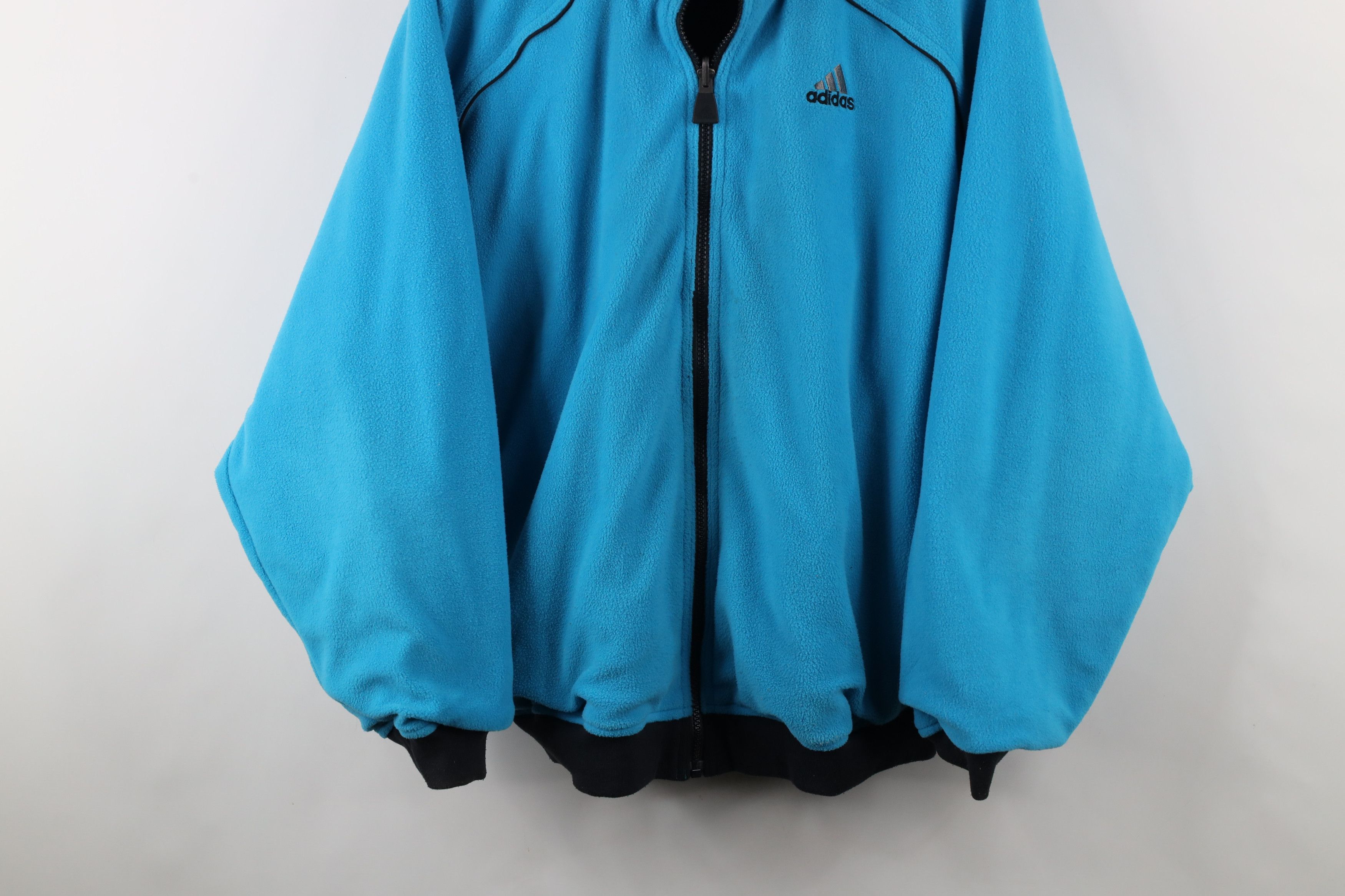 Adidas × Vintage Vintage 90s Adidas Reversible Full Zip Bomber Jacket Size US M / EU 48-50 / 2 - 15 Thumbnail
