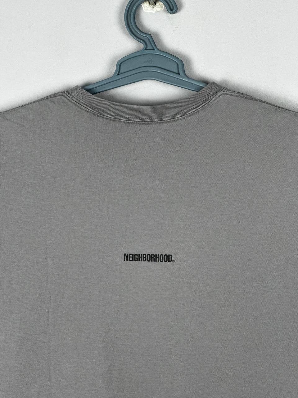 Neighborhood Neighborhood Grey Streetwear Big Logo T Shirt Size US L / EU 52-54 / 3 - 15 Thumbnail