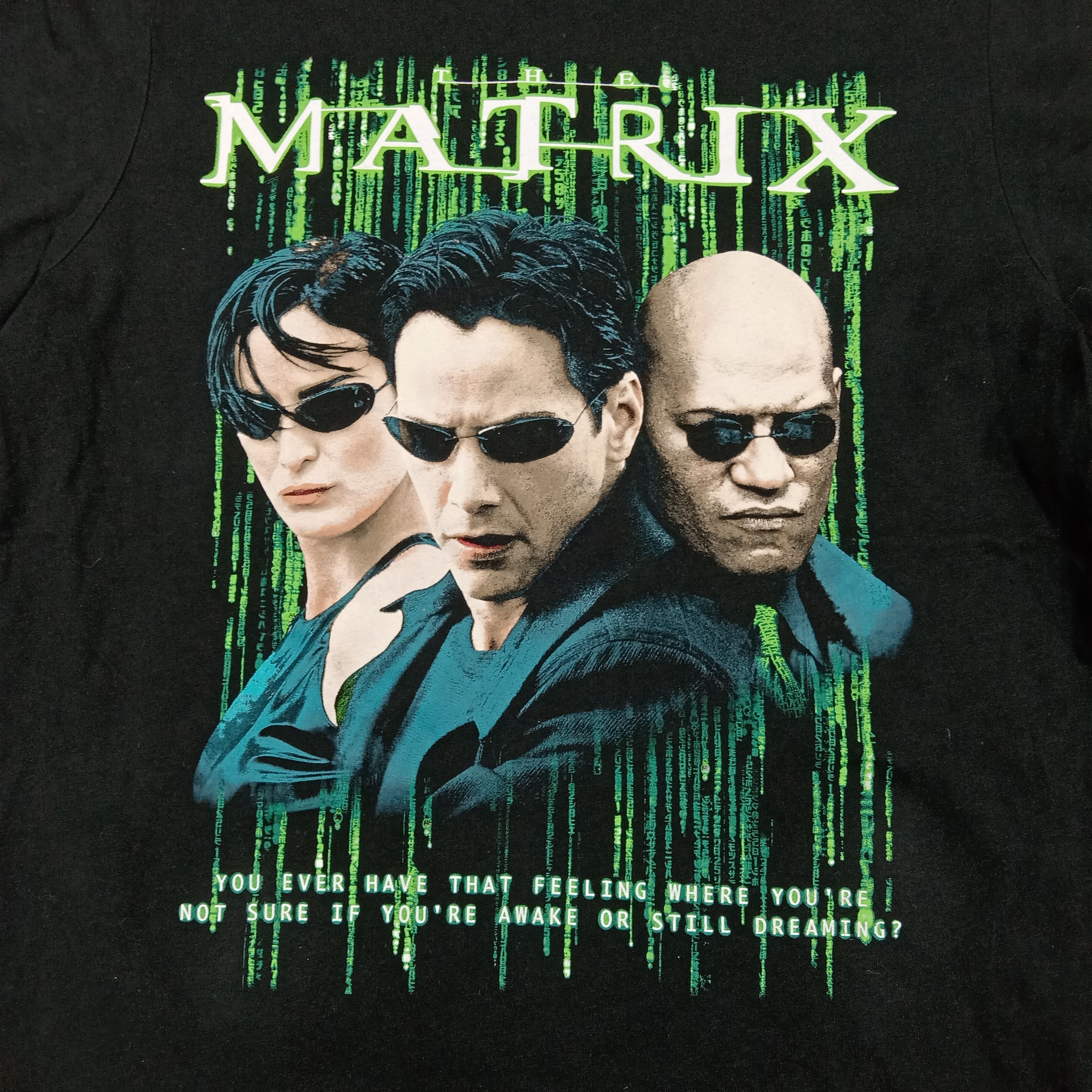 Warner Bros Look The Matrix Promo Graphic Movie Tshirt C285N39 Size US M / EU 48-50 / 2 - 2 Thumbnail