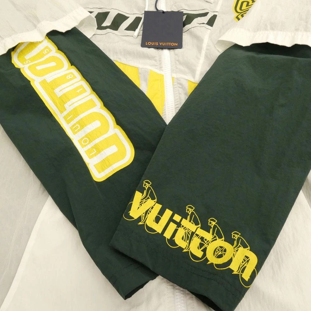 Louis Vuitton Louis Vuitton 22AW Baseball Zip Hoodie Nylon Jacket Size 50 Size US XL / EU 56 / 4 - 4 Thumbnail