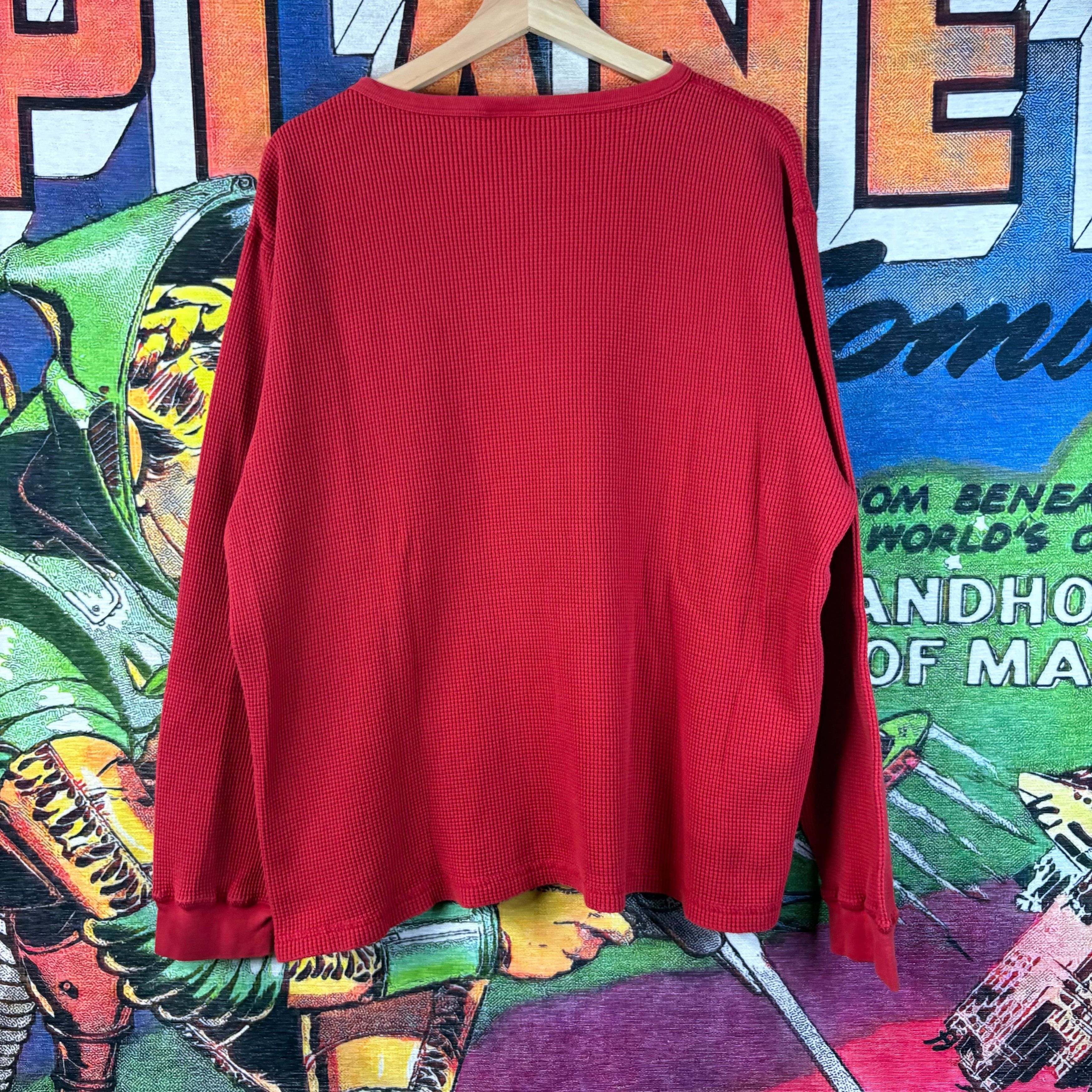 Polo Ralph Lauren Vintage 90s Polo Ralph Lauren Polo Jeans Co. Red Long-Sleeve Size US XL / EU 56 / 4 - 3 Thumbnail