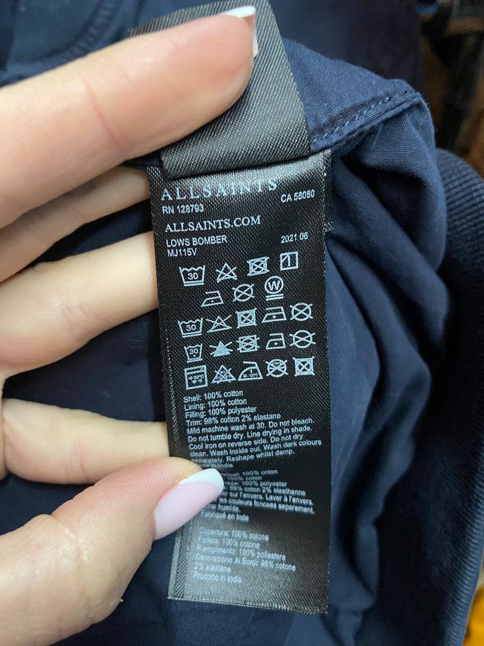 Allsaints Allsaints Lows Mens Nylon Insulated Bomber Jacket Y2K Size US XL / EU 56 / 4 - 7 Thumbnail