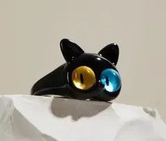 Jewelry Mizuho x Azumi Sweet Two Color Cat Eyes Ring Size ONE SIZE - 4 Thumbnail