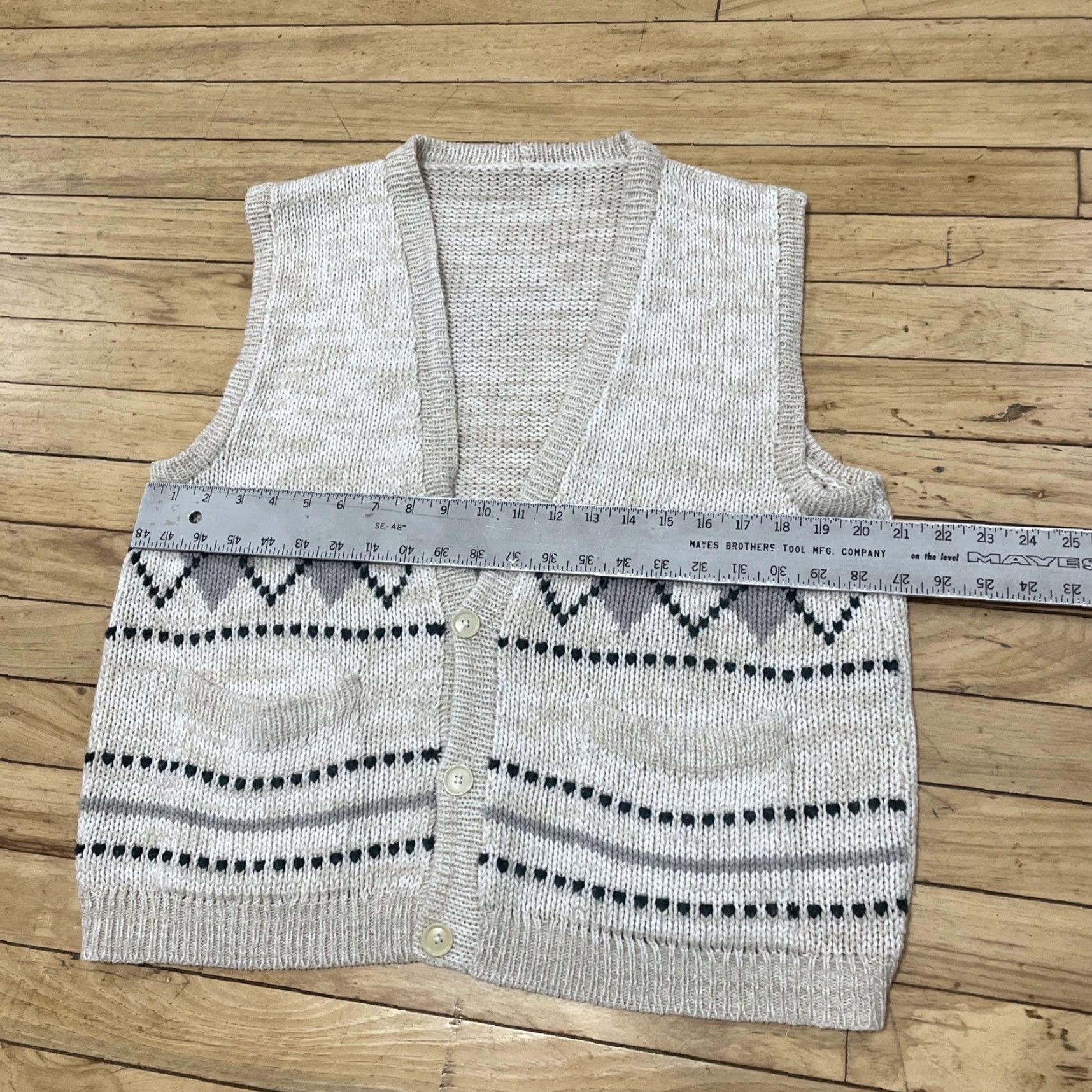 Vintage VINTAGE Cardigan Vest Men S Cream Tan Argyle Western Academic Old Money Soft Crop Preppy Shirt Size US S / EU 44-46 / 1 - 7 Thumbnail