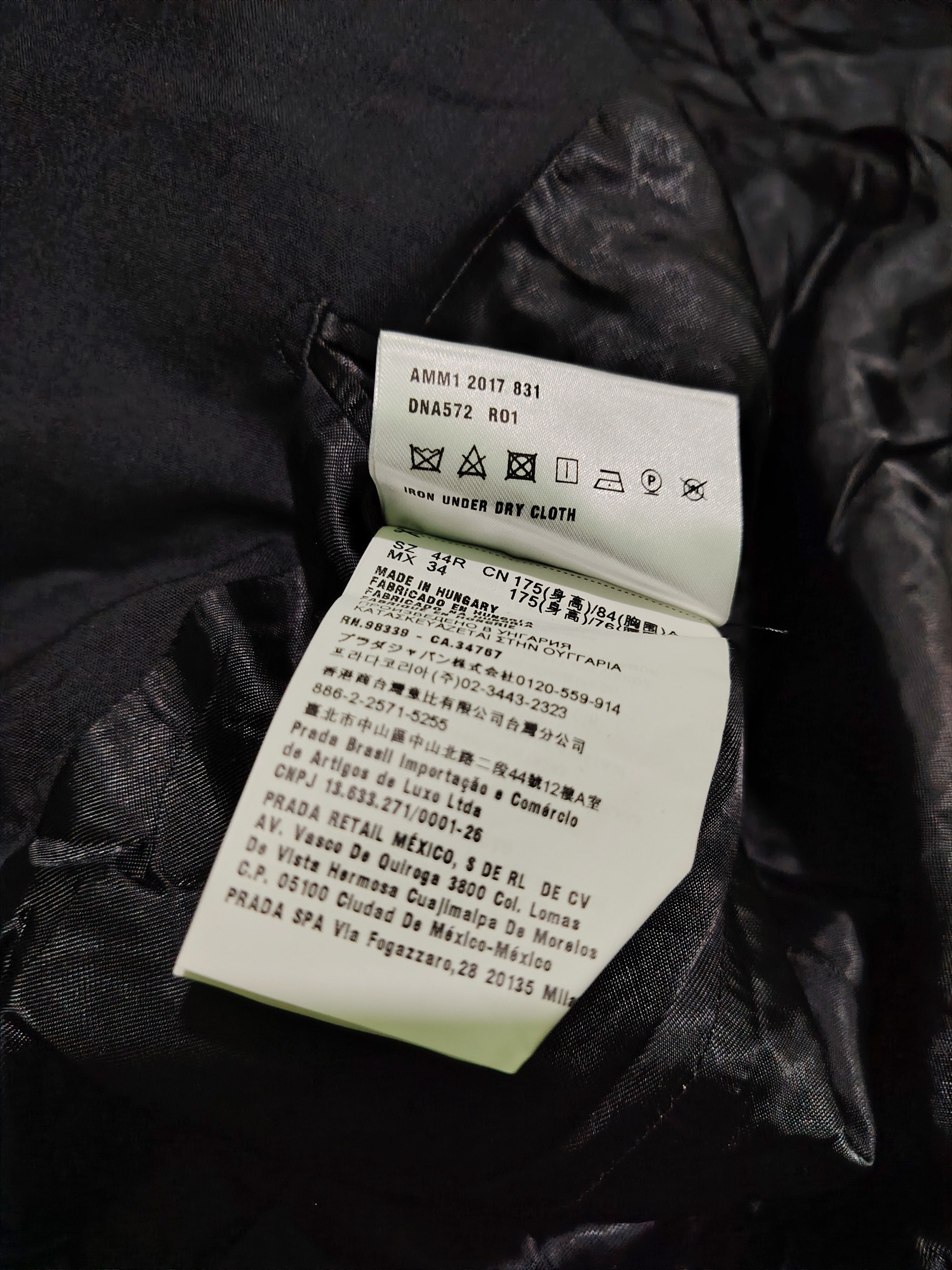Miu Miu MIU MIU - 2017 - Wool Tailored Blazer Size 44R - 7 Thumbnail