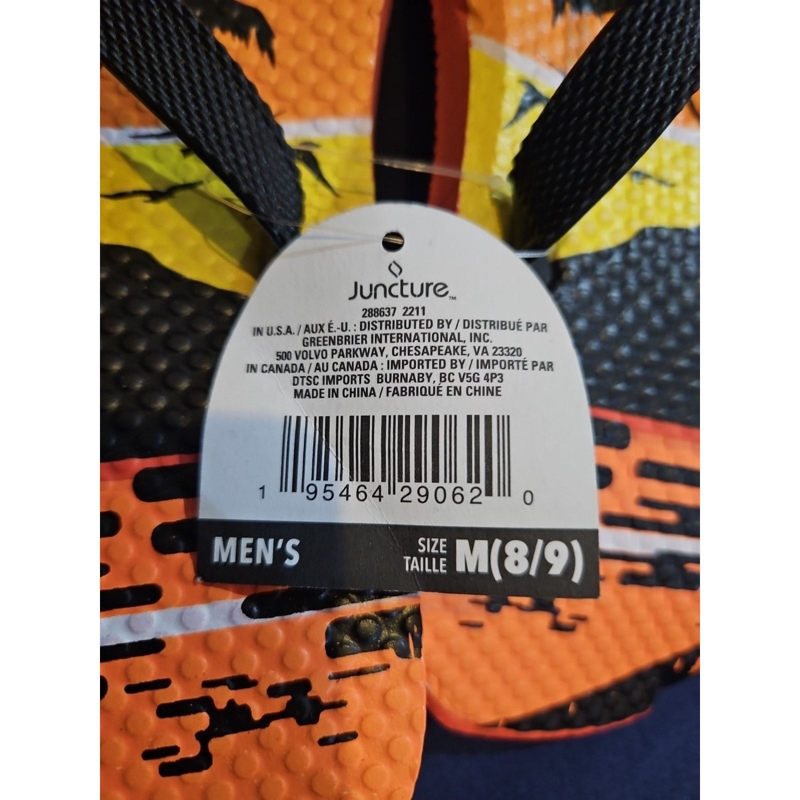 Other Juncture Men's 8/9 Flip Flops / Sandals Size US 9 / IT 39 - 4 Thumbnail