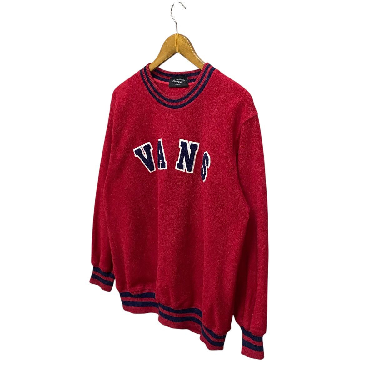 Vans × Vintage Vintage 90s Vans Big logo fleece sweat Size US L / EU 52-54 / 3 - 3 Thumbnail